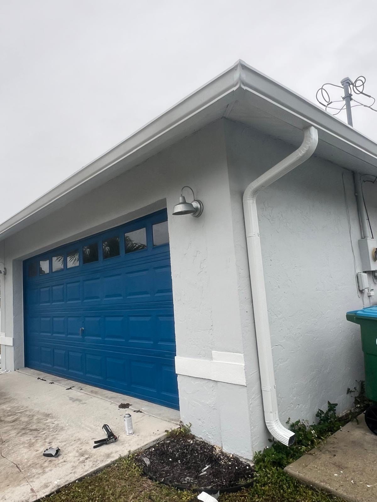 Seamless Gutter Installation Before Rainy Season in Cape Coral FL by Gutter Professors