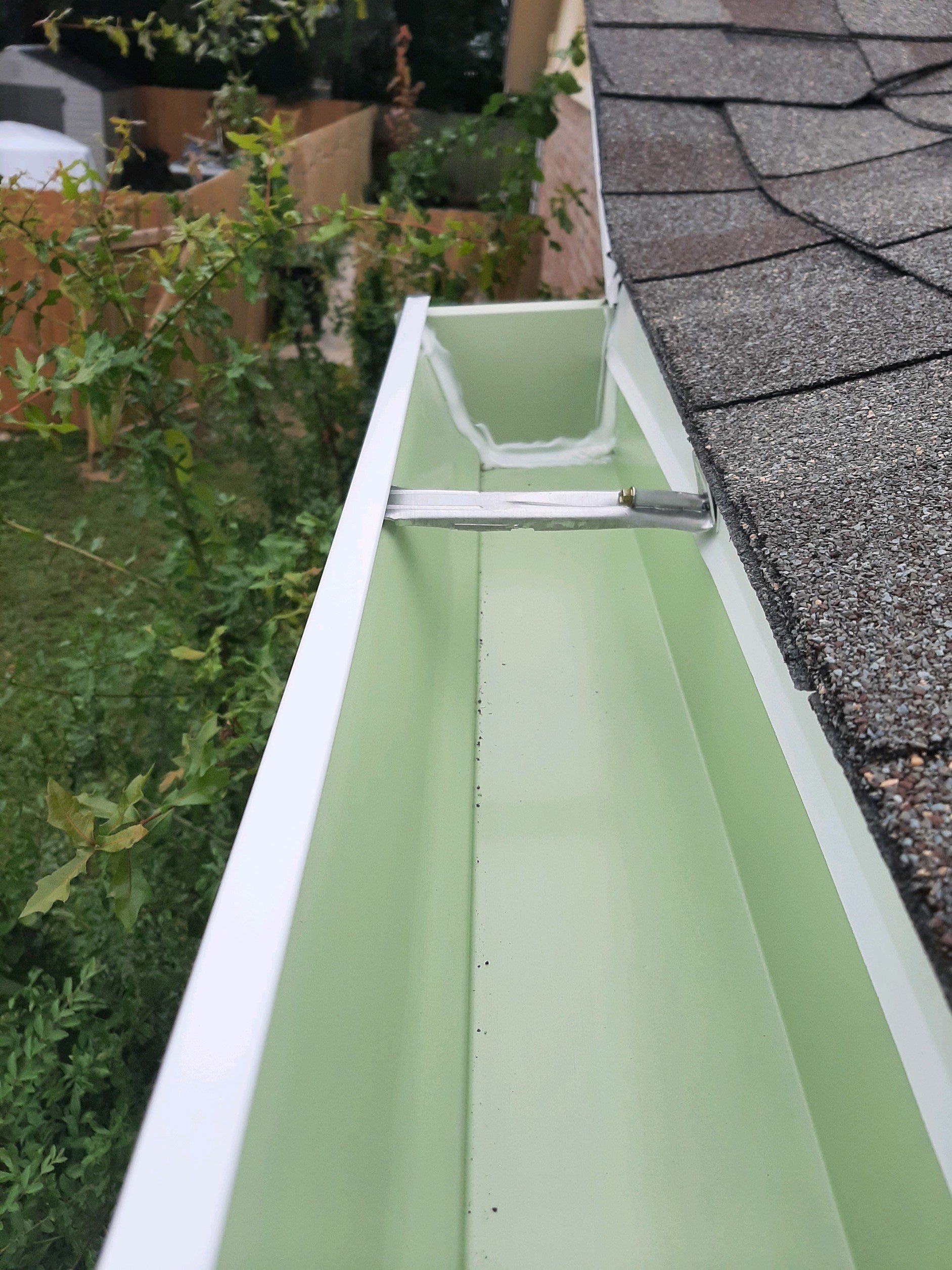 Gutter Installation using K-Style Seamless Gutters by Gutter Professors