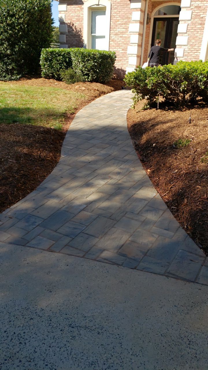 Driveway Clean using cleaner by G&H Home Tech Pros LLC