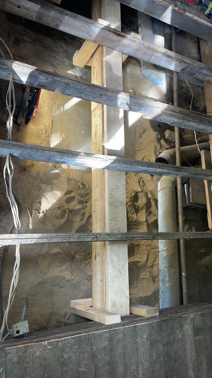 Crawl Space Structural Carpentry: Floor Joist, Beams, & Supports by Toledo Basement Repair