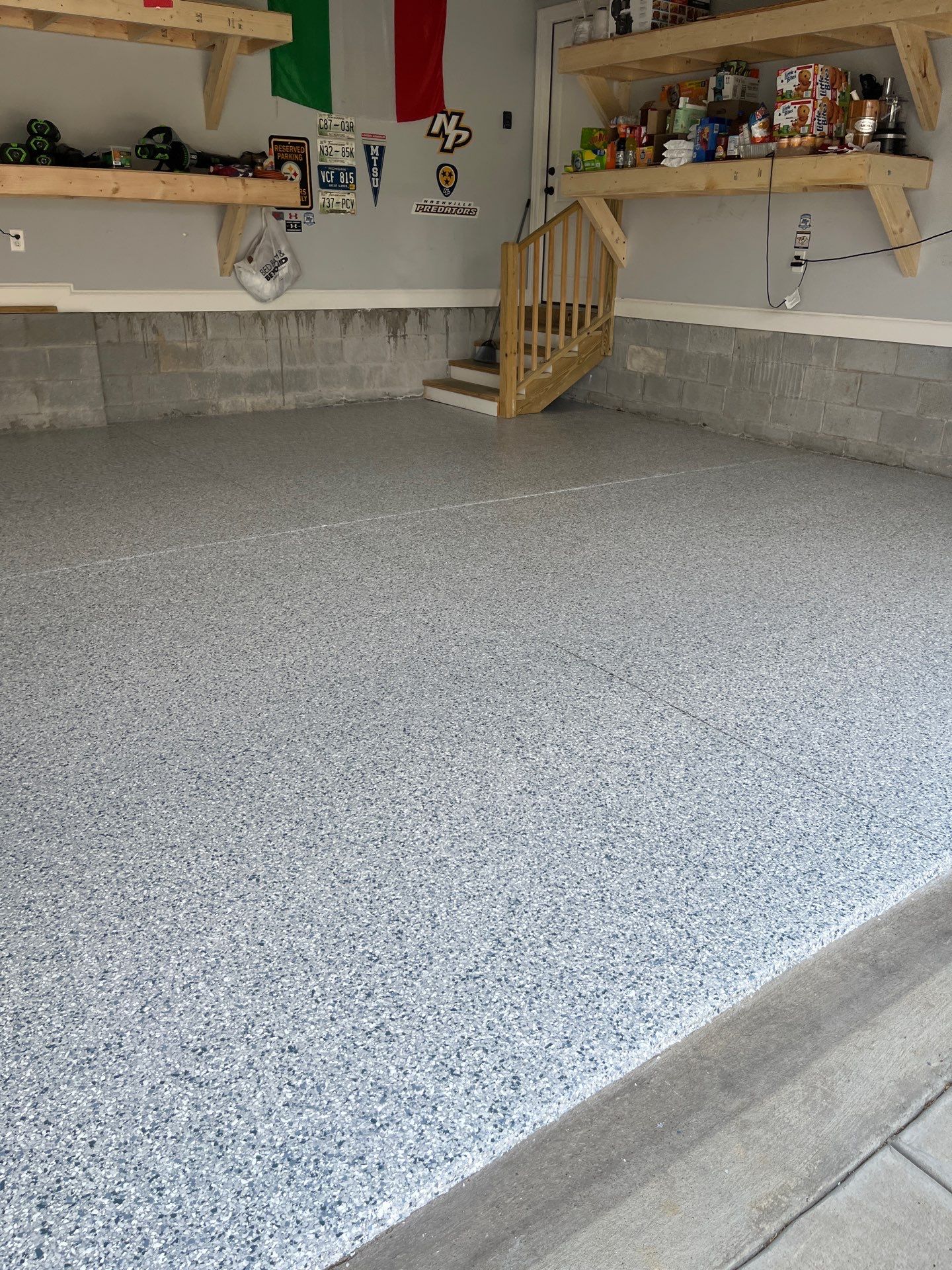 Garage Floor Coating using Tidal Wave by My Garage Floor Guys