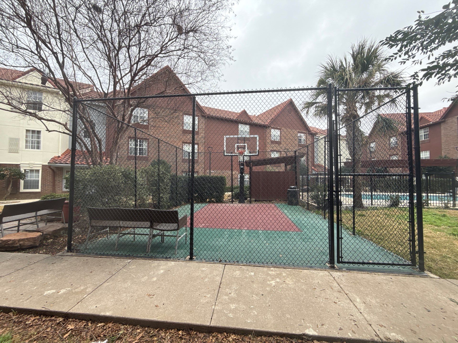 5' Wrought iron fencing w/ 10' vinyl chainlink by Grizzly Fence And Patio