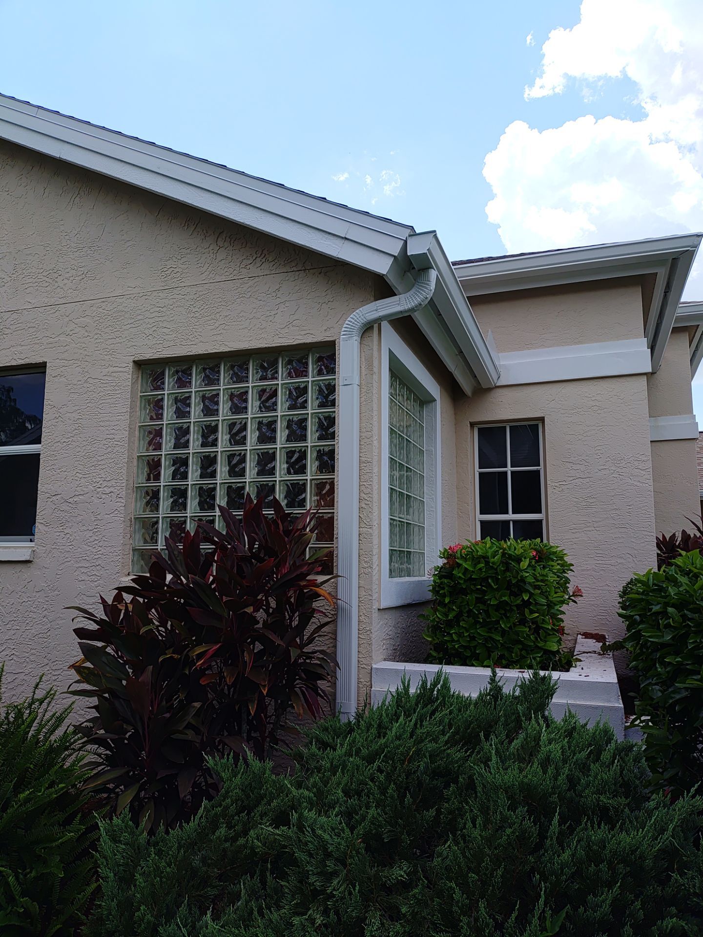 Splash Guard System Installation in Fort Myers FL by Gutter Professor by Gutter Professors