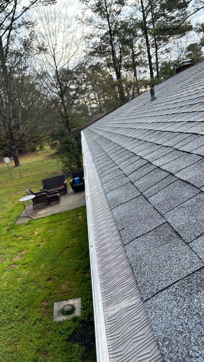 Roof replacement and Gutters Guards Installation  by Deerfield Roofing LLC