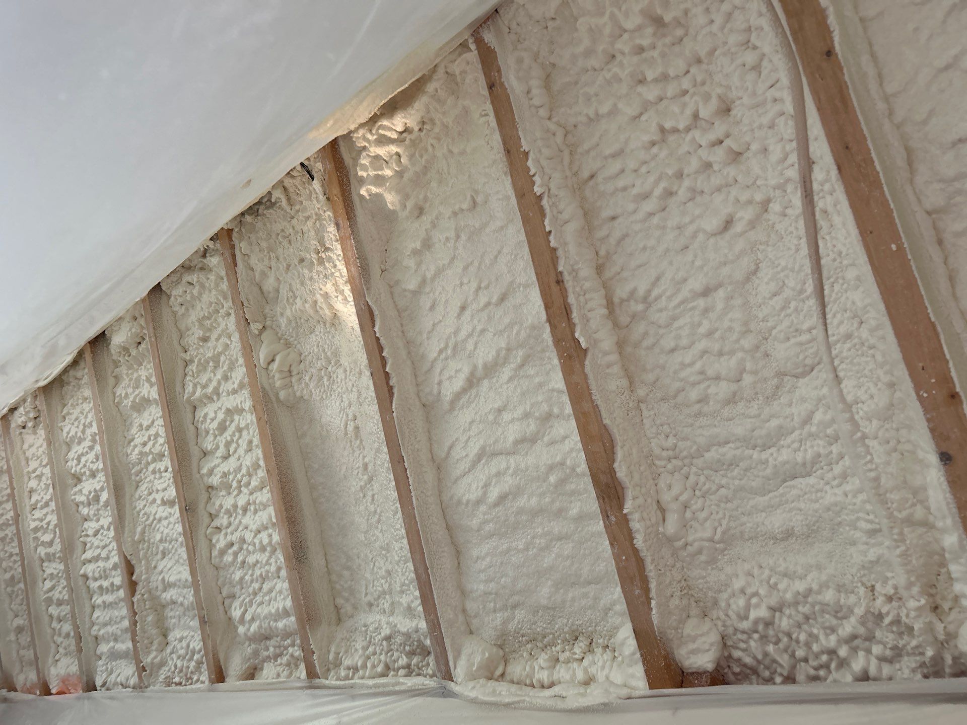 Attic Insulation using Closed Cell Spray Foam by NYS Foam & Energy