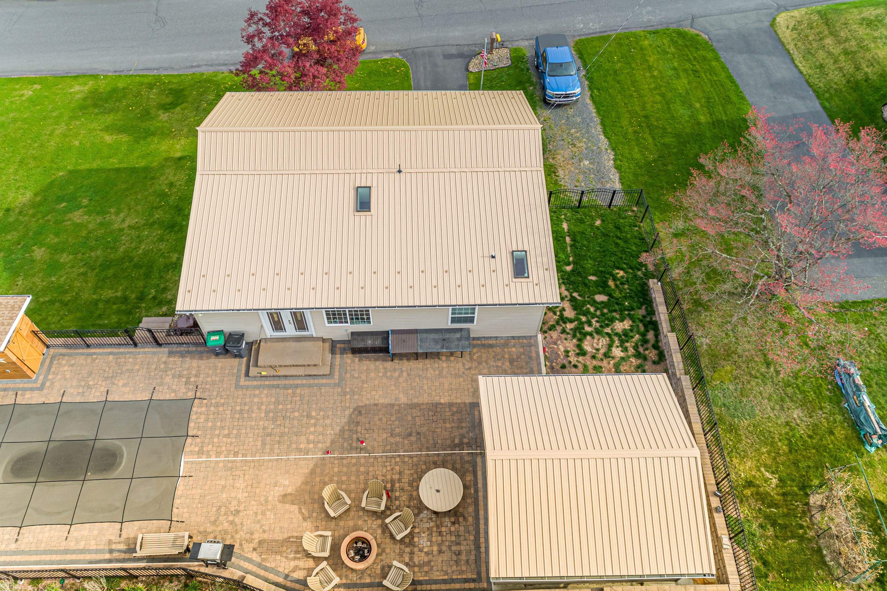 Metal Roof-tan by Esh Builders