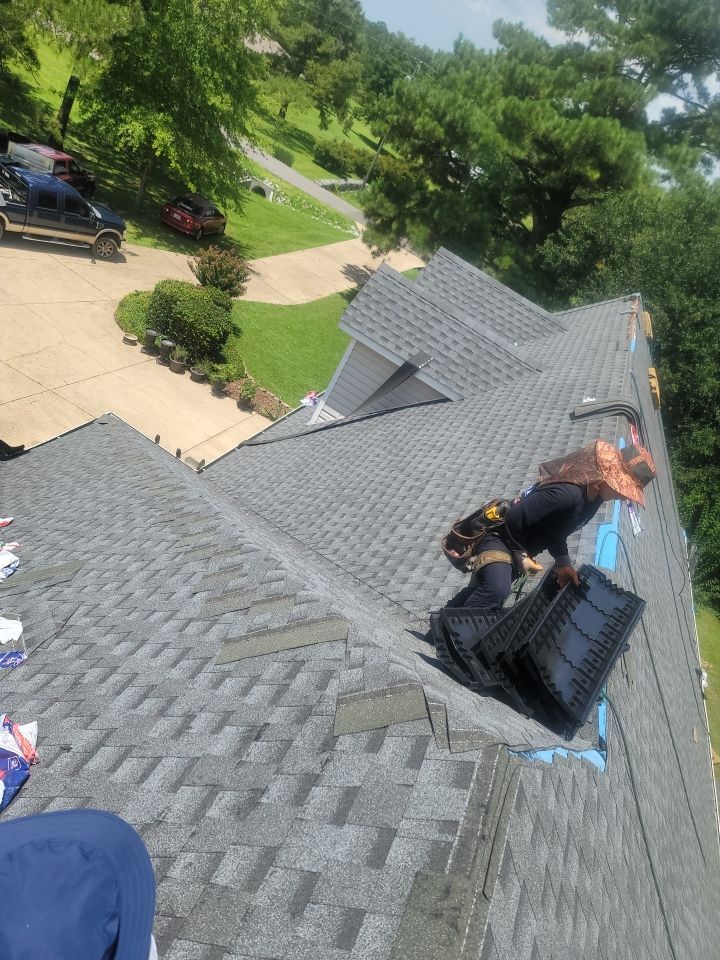 Residential Roofing Installation using Roof Replacement by American Roofing & Construction LLC