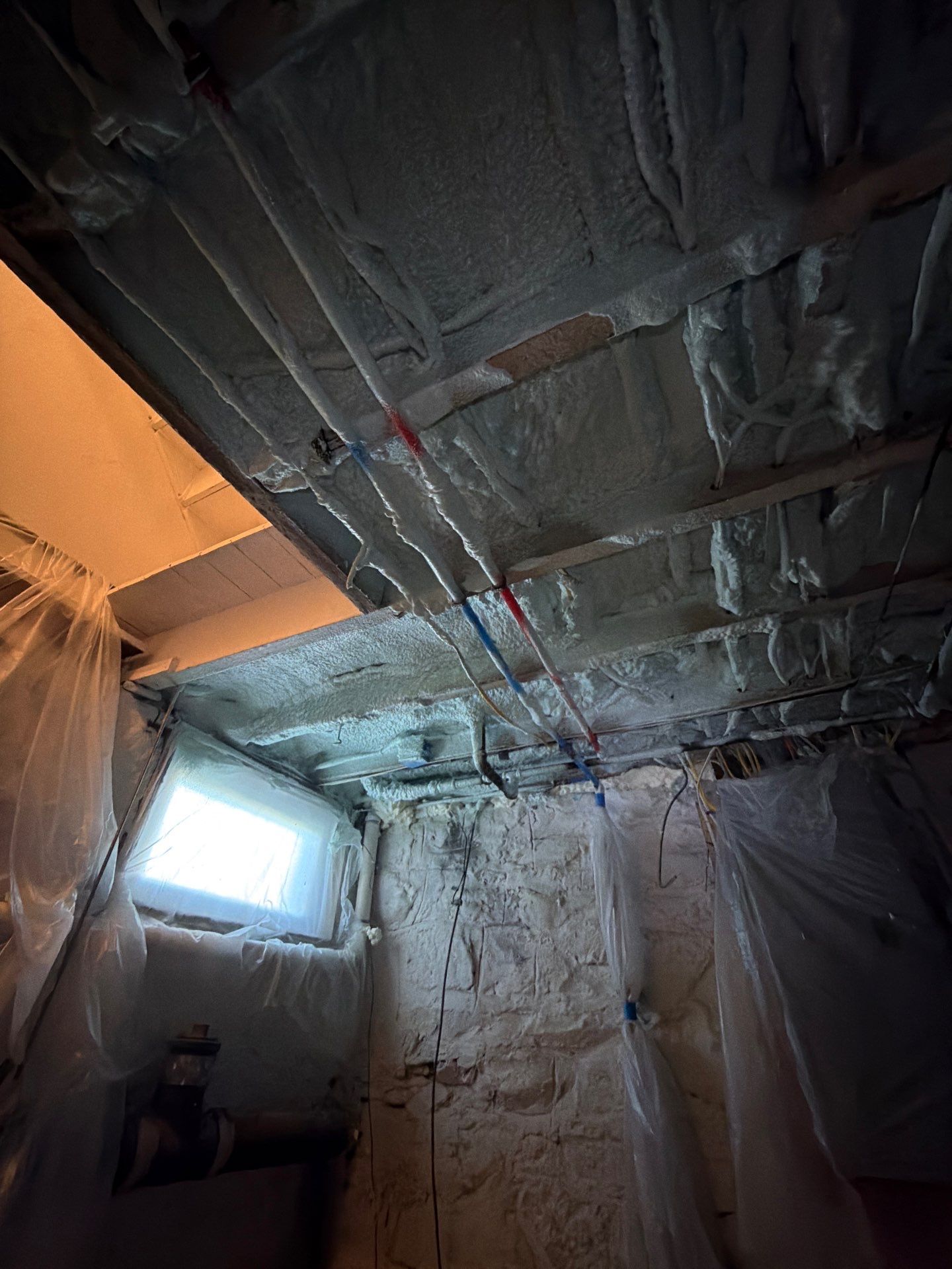 Cornwall Basement Spray Foam Insulation and Rim Joist Sealing by NYS Foam & Energy