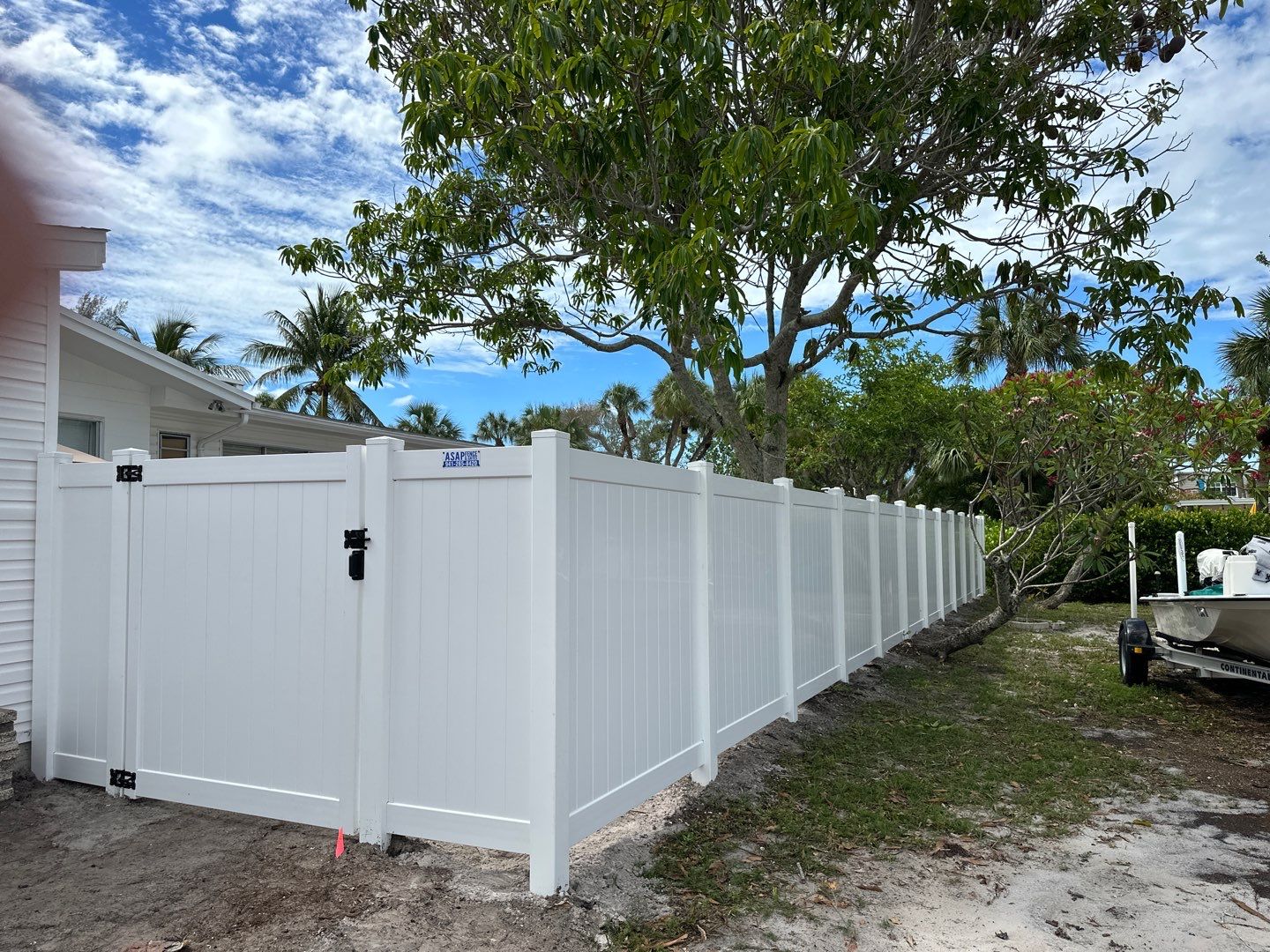Vinyl Fence Installation using Vinyl Privacy Fence  by Asap fence and gates, LLC