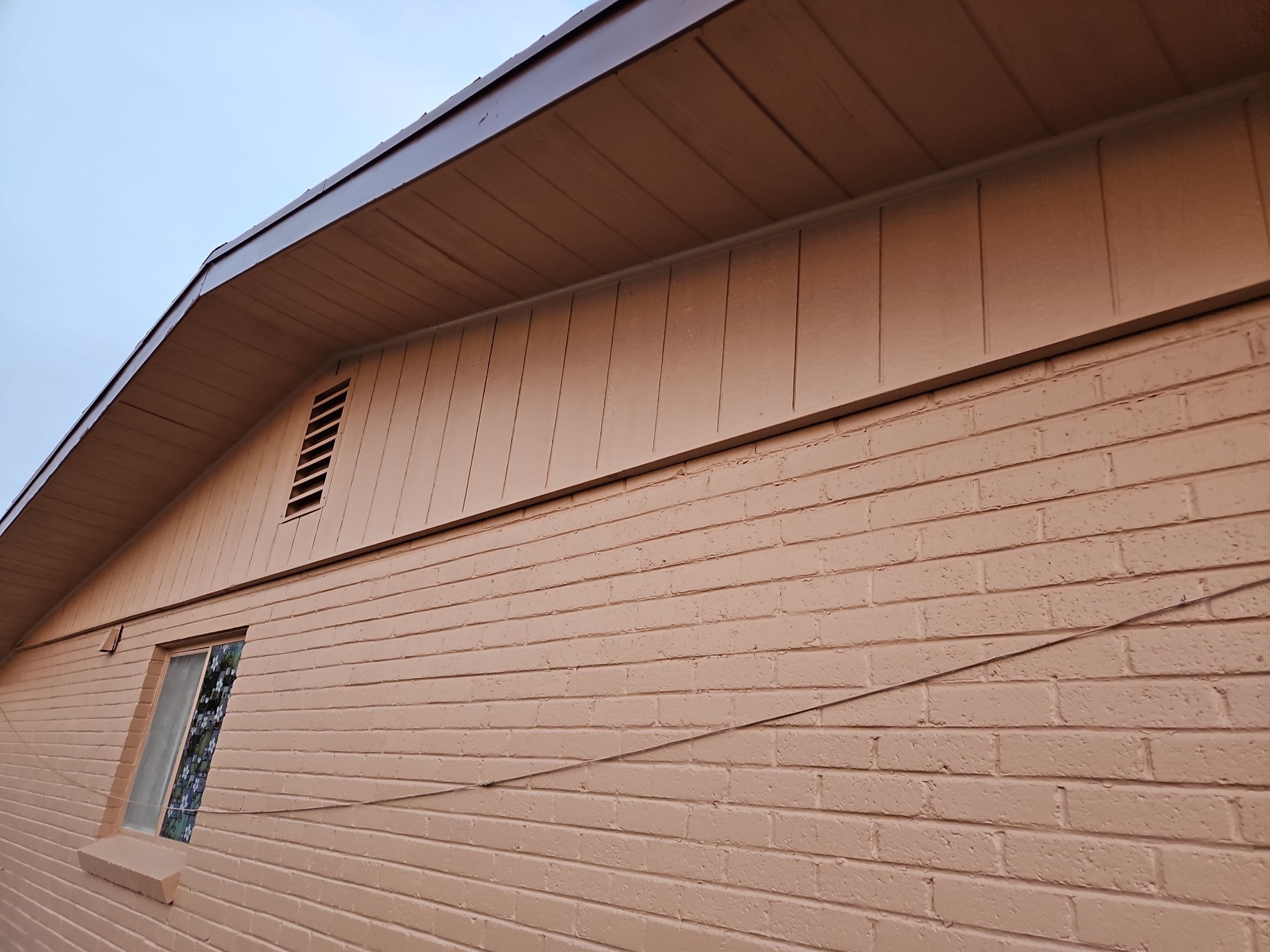Exterior Painting with Gable Replacement by Regal Renovate