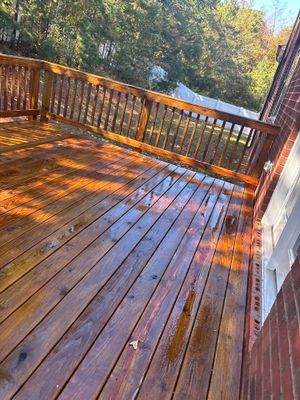 Wood Deck using Wood Sealant