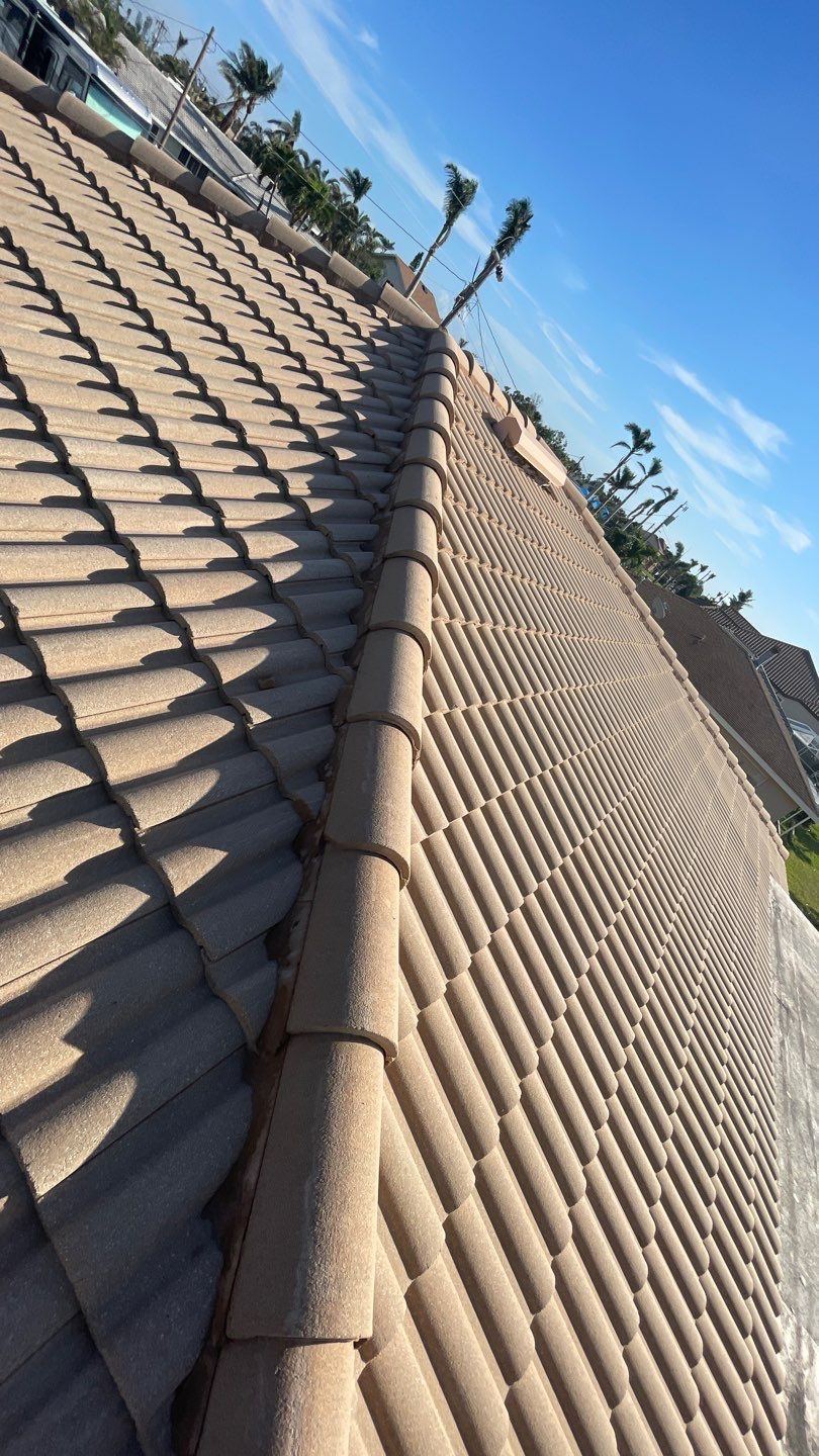 Residential Roofing Repair using Concrete Tile by Four Peaks Roofing