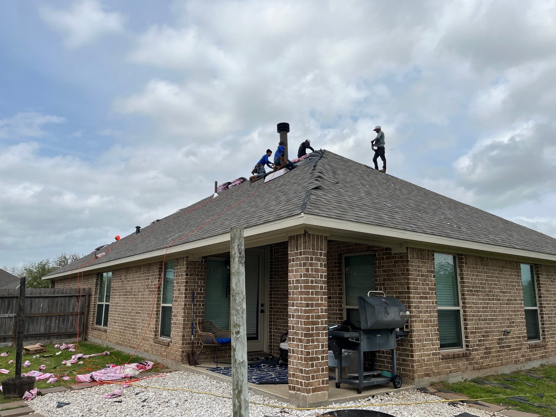 Hail Damage using Owen's Corning Duration (Lifetime) Shingles by Roof Repair Services LLC