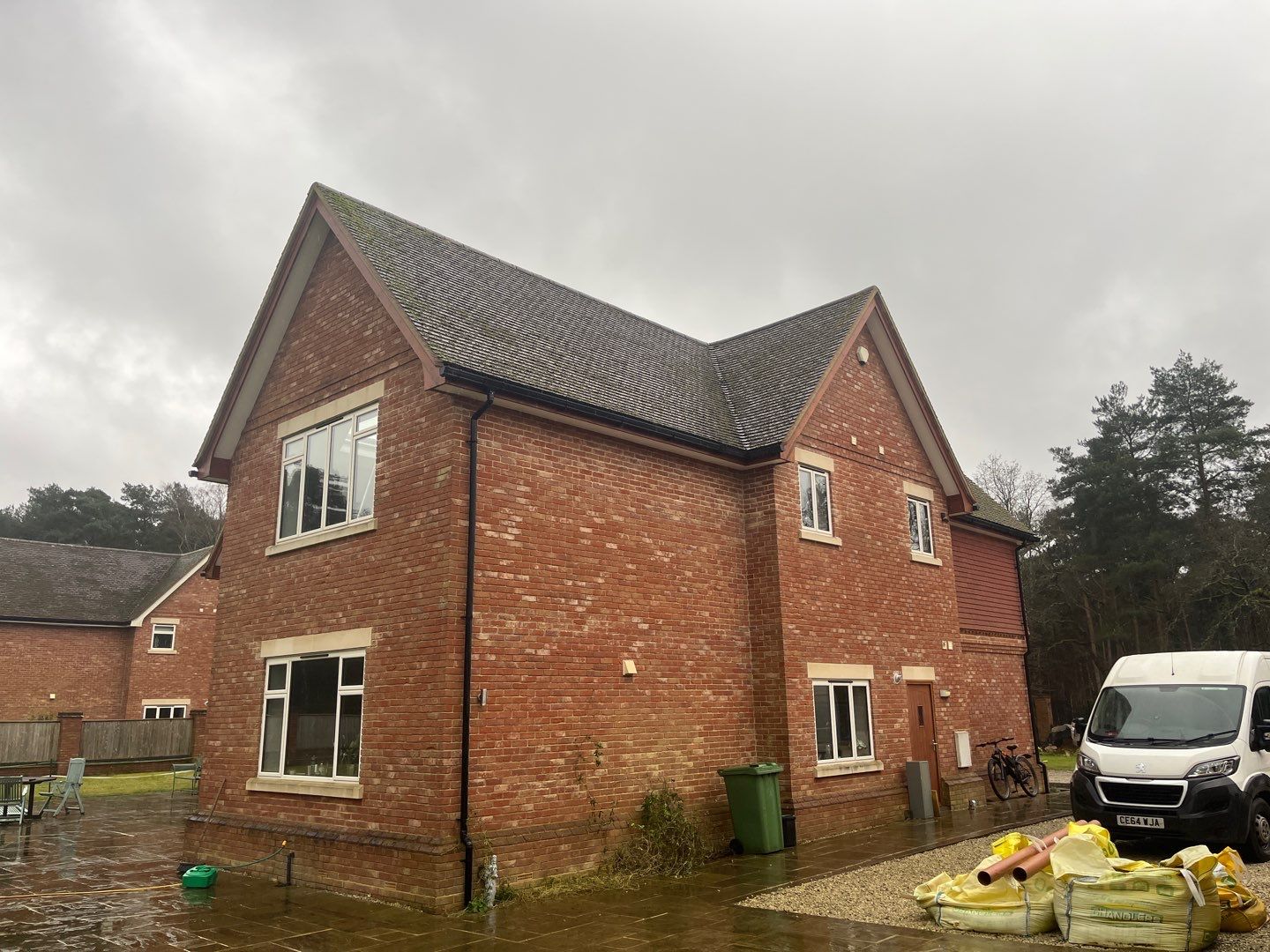 Roof Clean - Moss Removal - Gutter Clean using Honda 15lpm Low Pressure Washing Machine by Ges Exterior Cleaning ltd