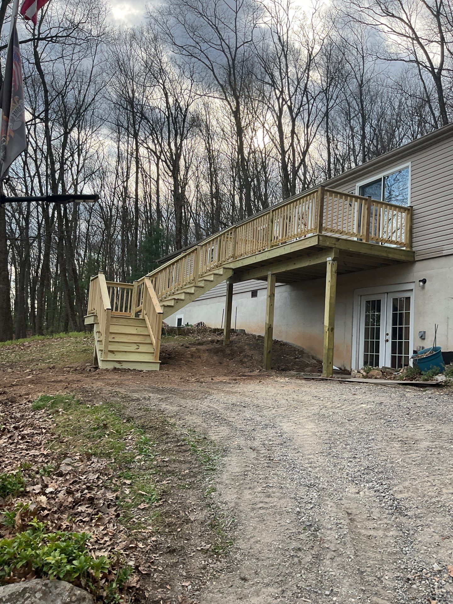 Pressure-Treated Deck Replacement by Esh Builders