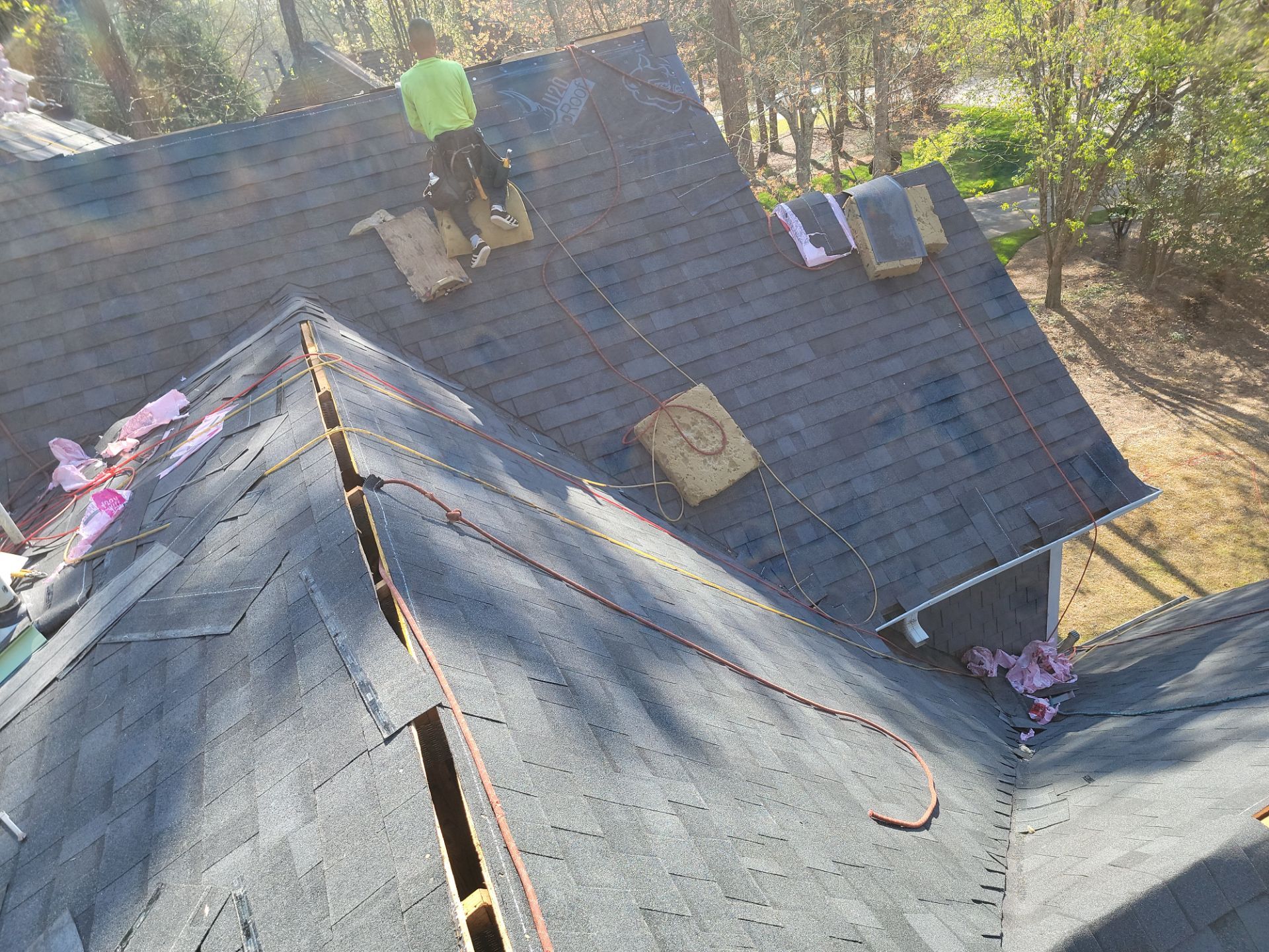 Residential Roofing Installation using Owens Corning by Inspector Roofing and Restoration
