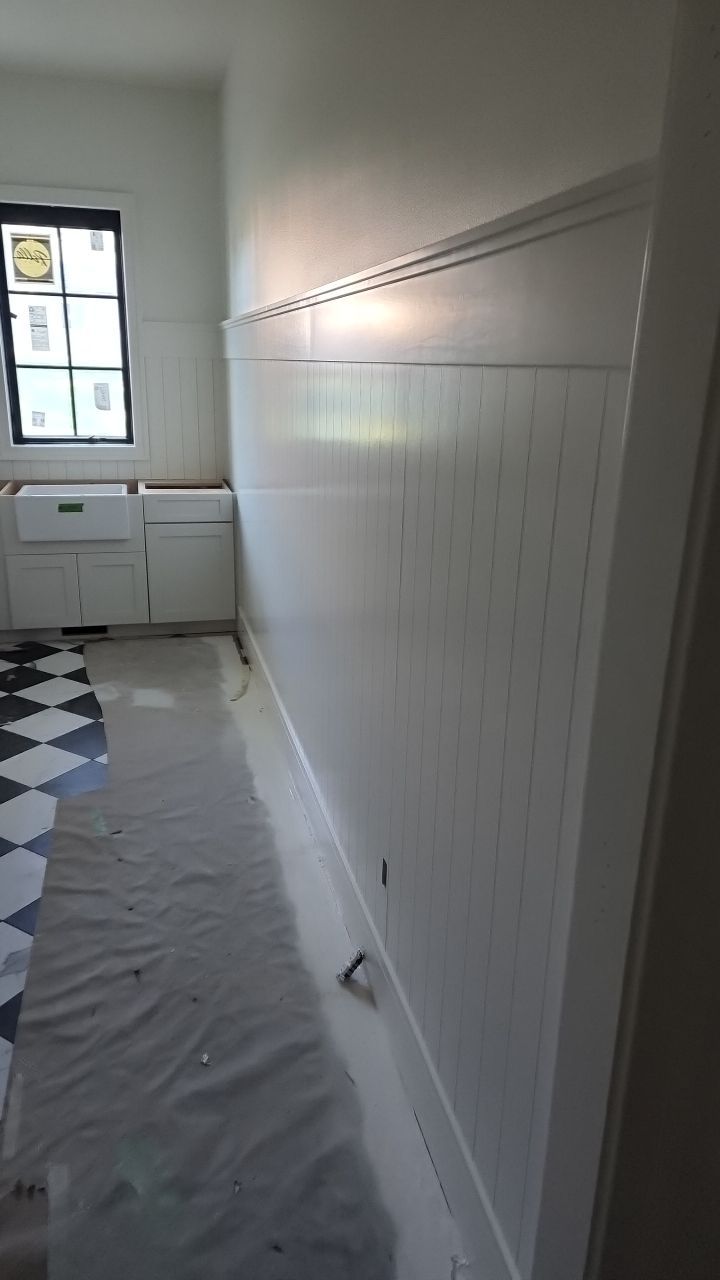 New home construction paint job by Cutting edge painting 