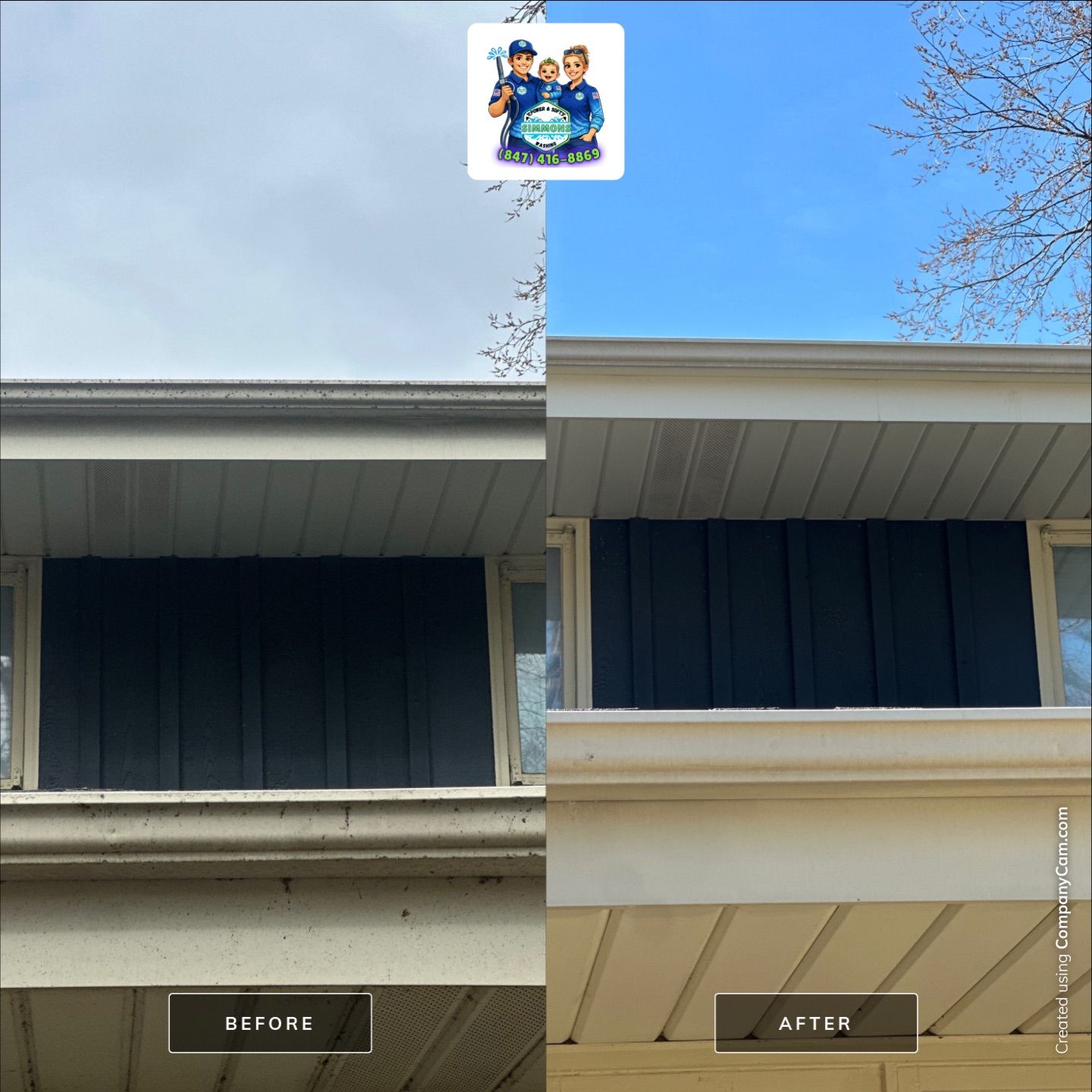 Highland Park, IL House Wash by Simmons Power & Soft Washing