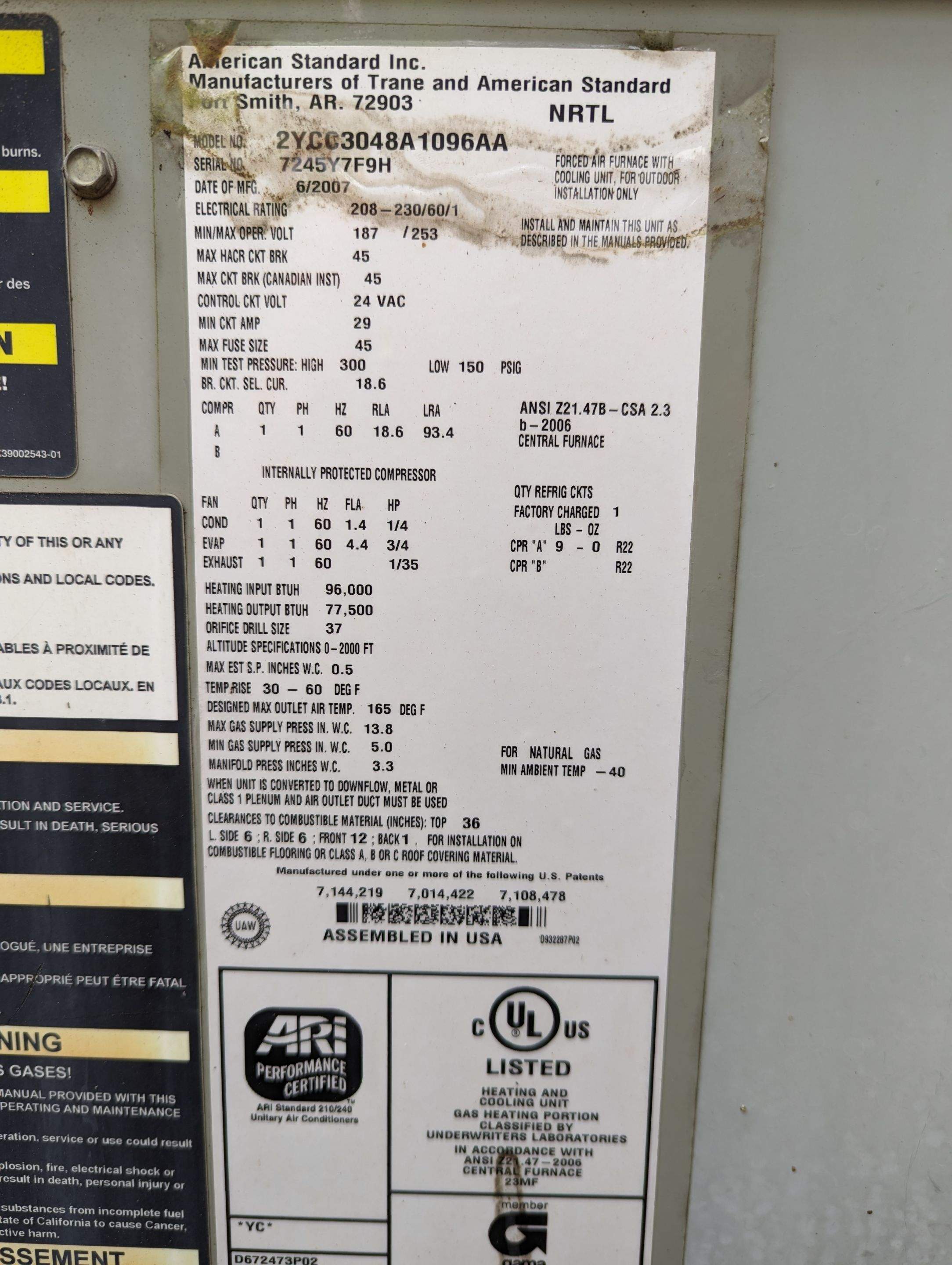 Trane Gas Package Unit Install by Nick's Mechanical LLC.