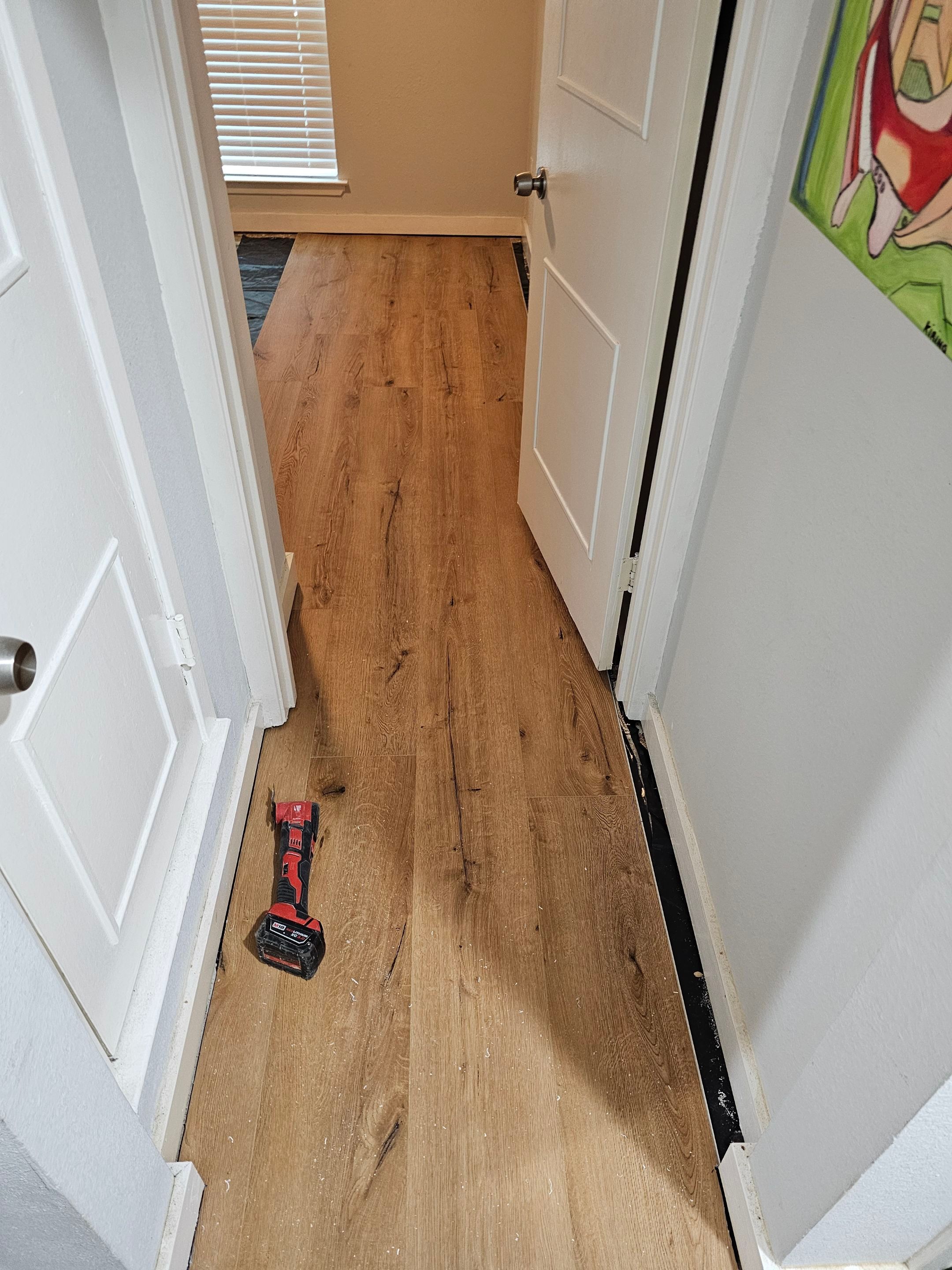 Laminate floor & fence by EL-GC LLC 