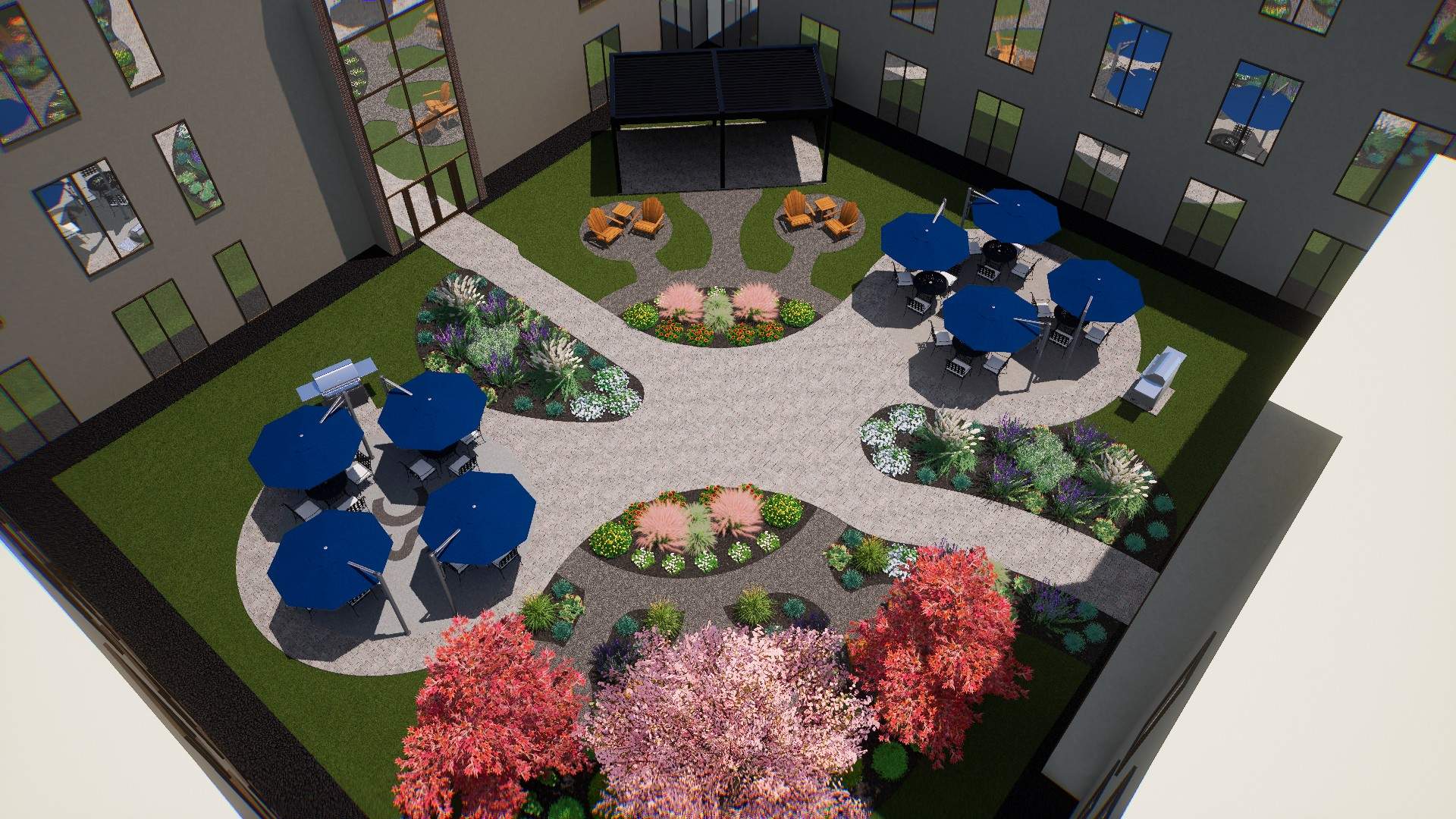Salvation Army 3D Design Charlotte NC - (Commercial) by Carolina-Metro Landscape, Inc