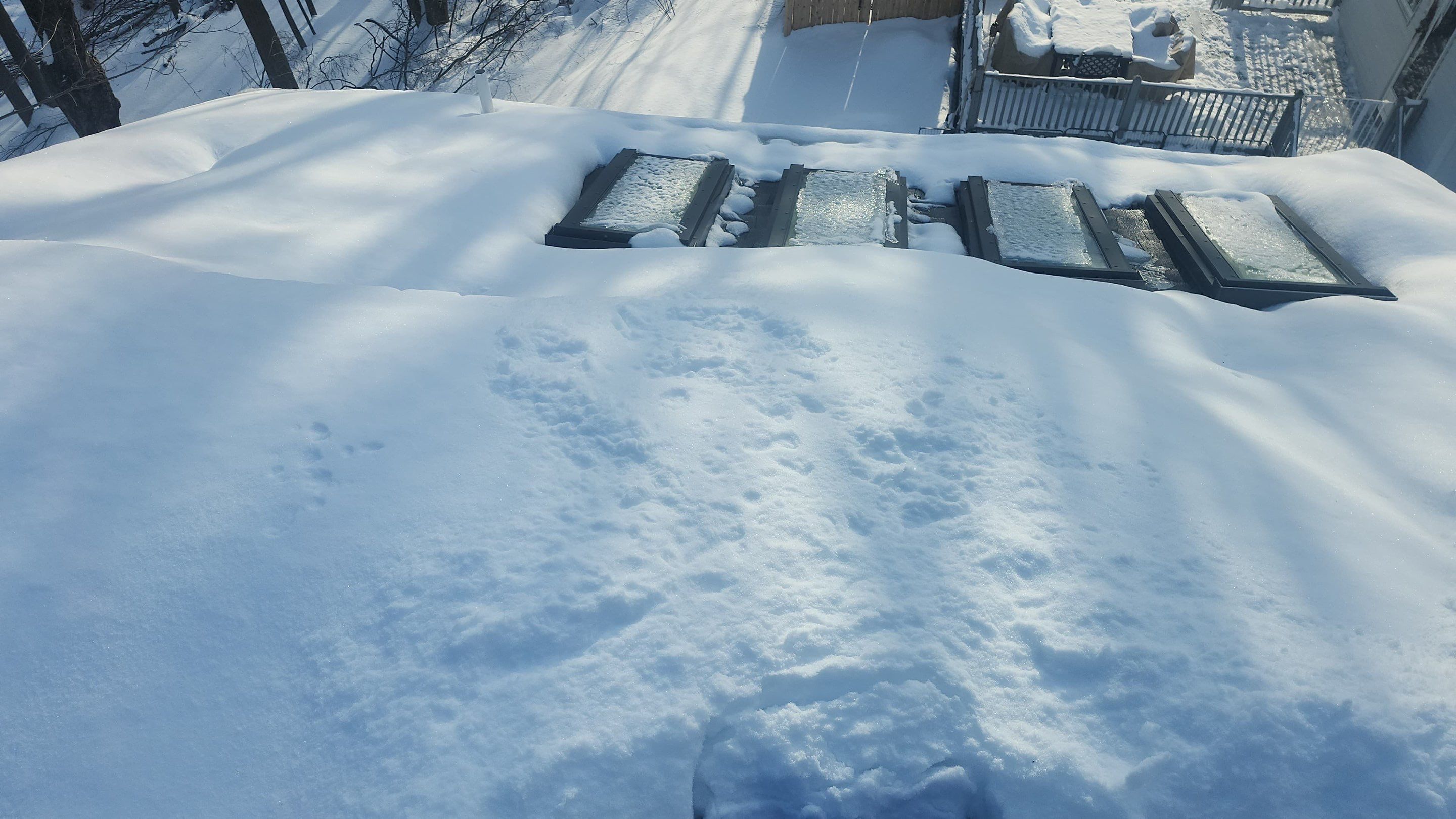 Ice Dam and snow removal by Mighty Dog Roofing of Greater Middlesex County