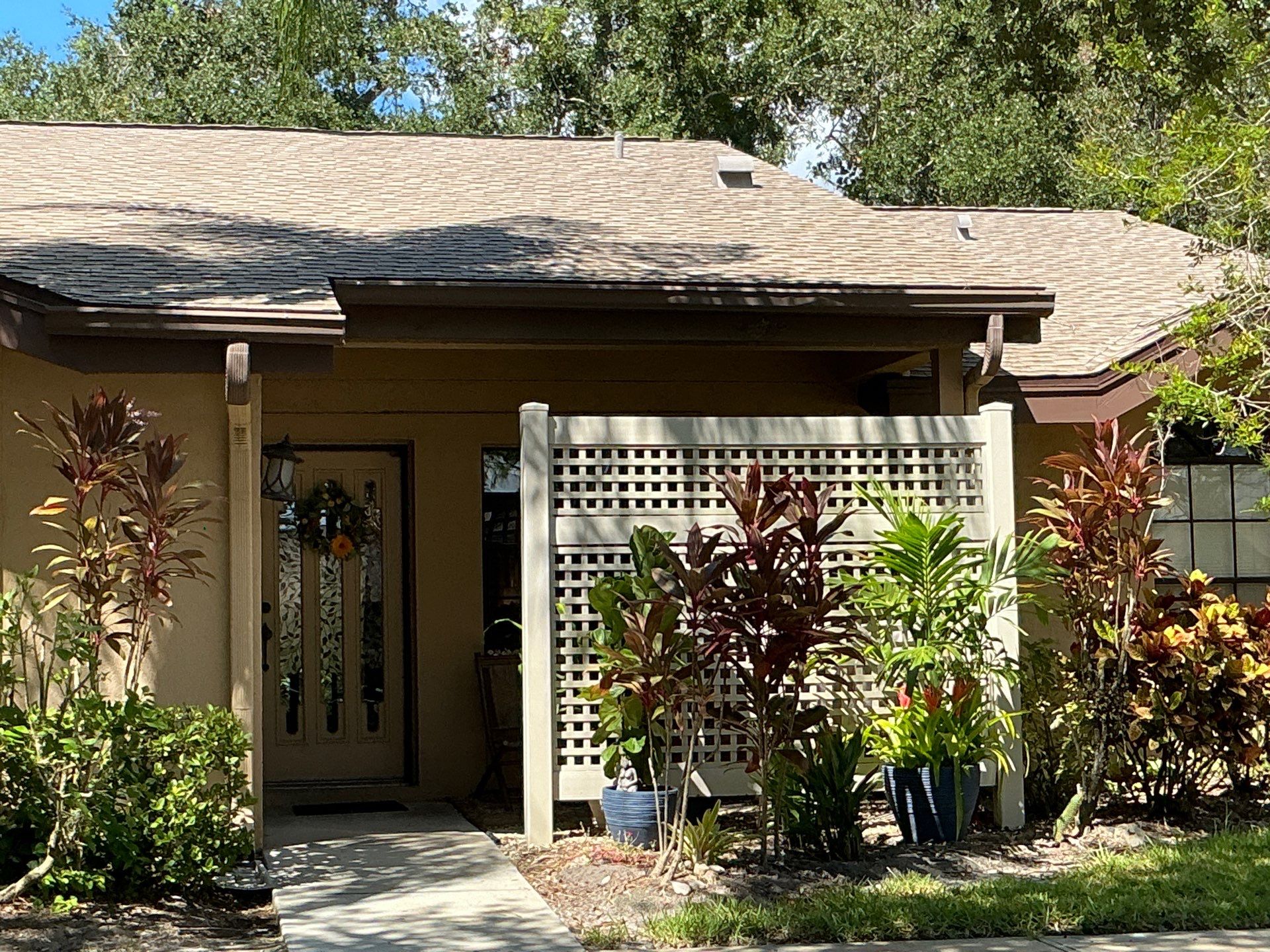 Brown Aluminum Gutters Installed for Sarasota Homeowners  by Gutter Professors