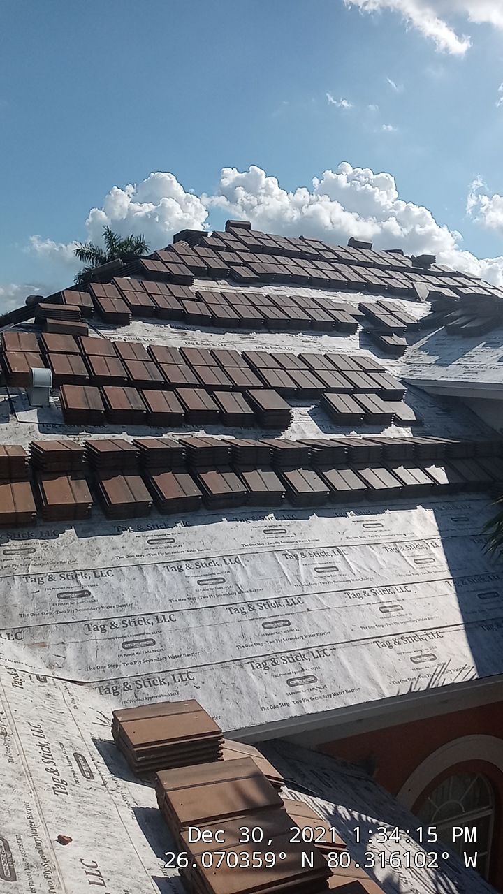 Residential Roofing Installation using WestLake Roofing Tile by BLUES BROTHERS CONSTRUCTION CORP