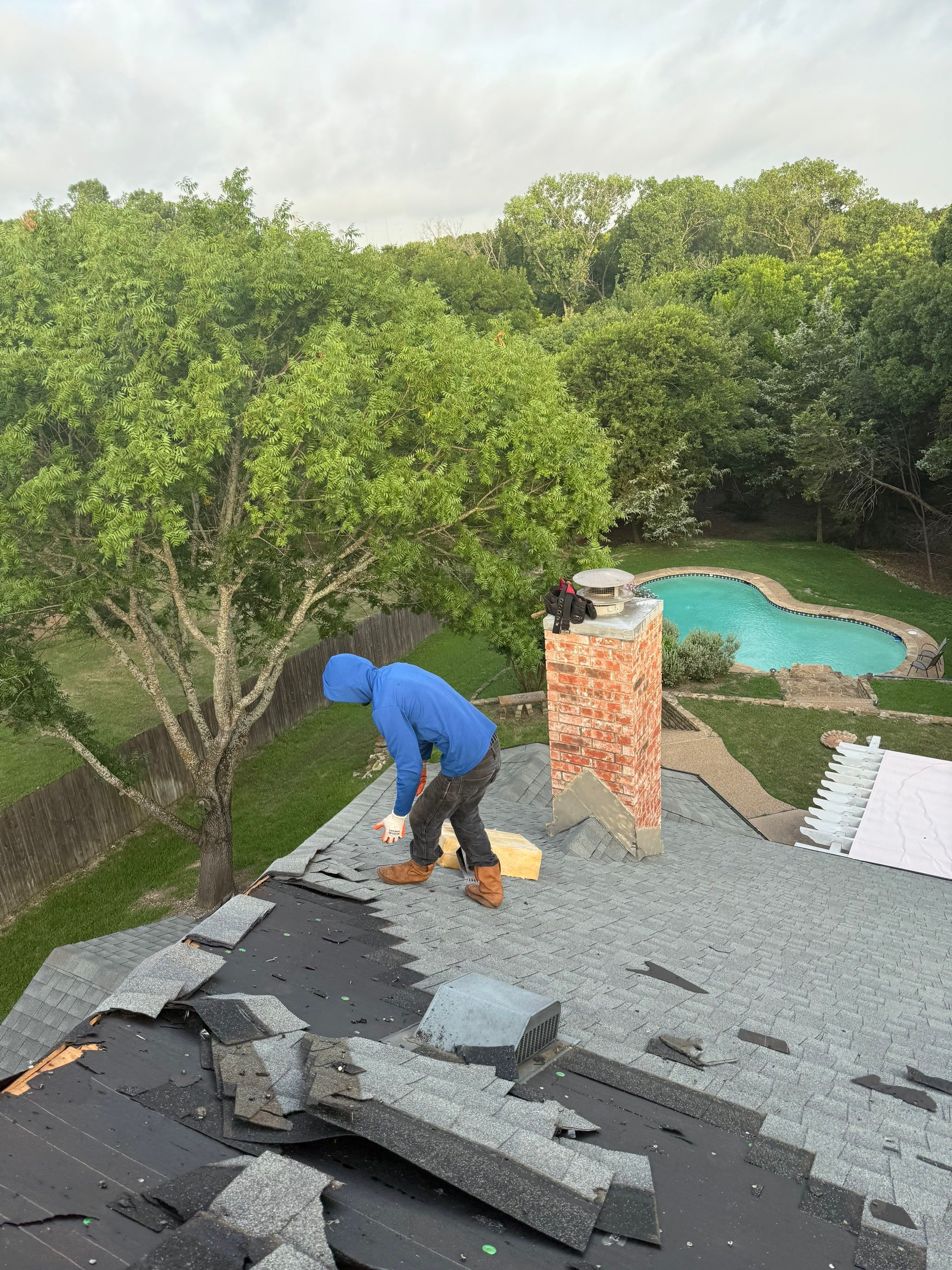 Project in DeSoto by Rhino Roofing and General Contracting, LLC