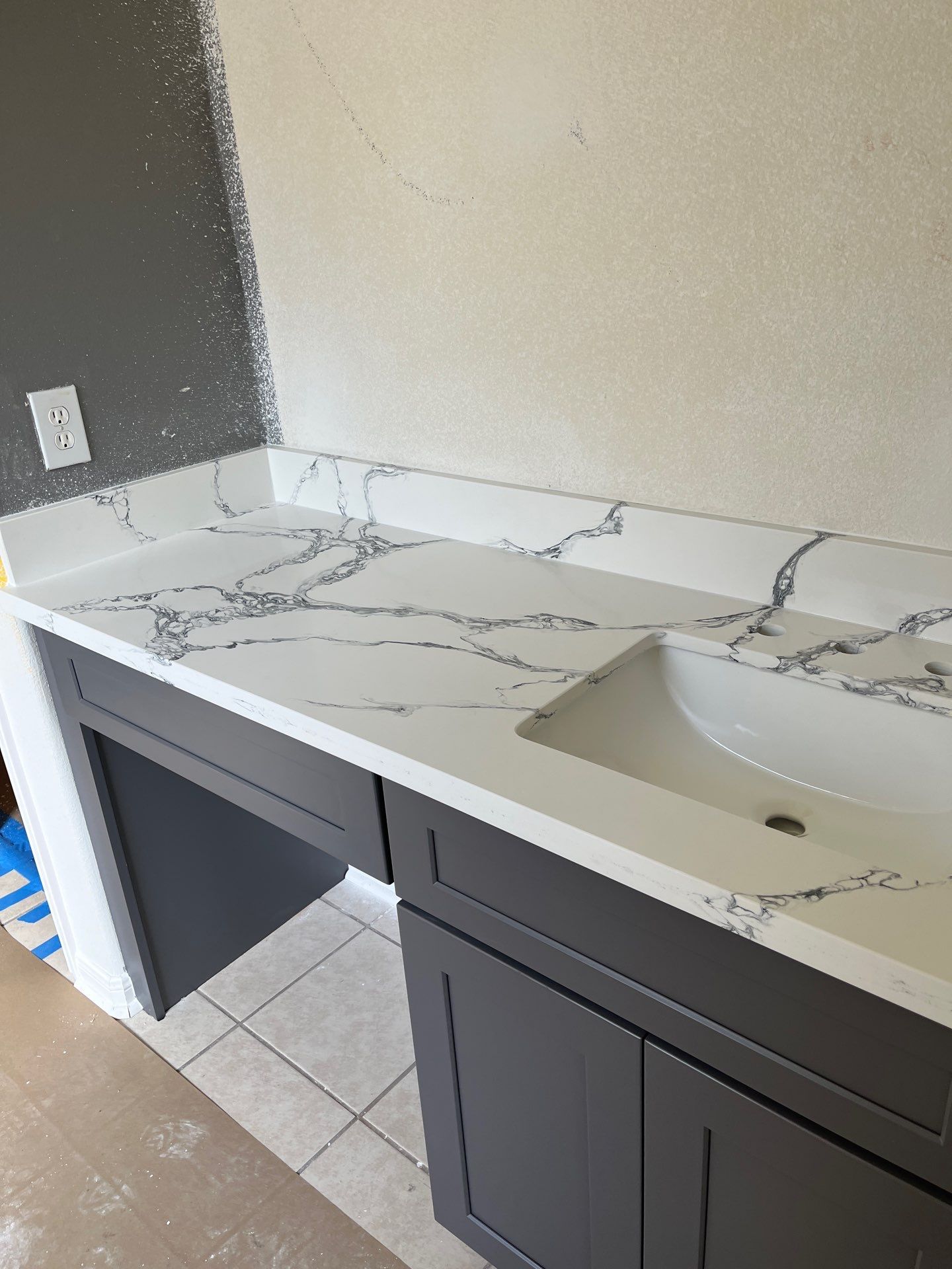Bathroom Remodel using Water mitigation equipment by L&T General Contractors and Restoration INC