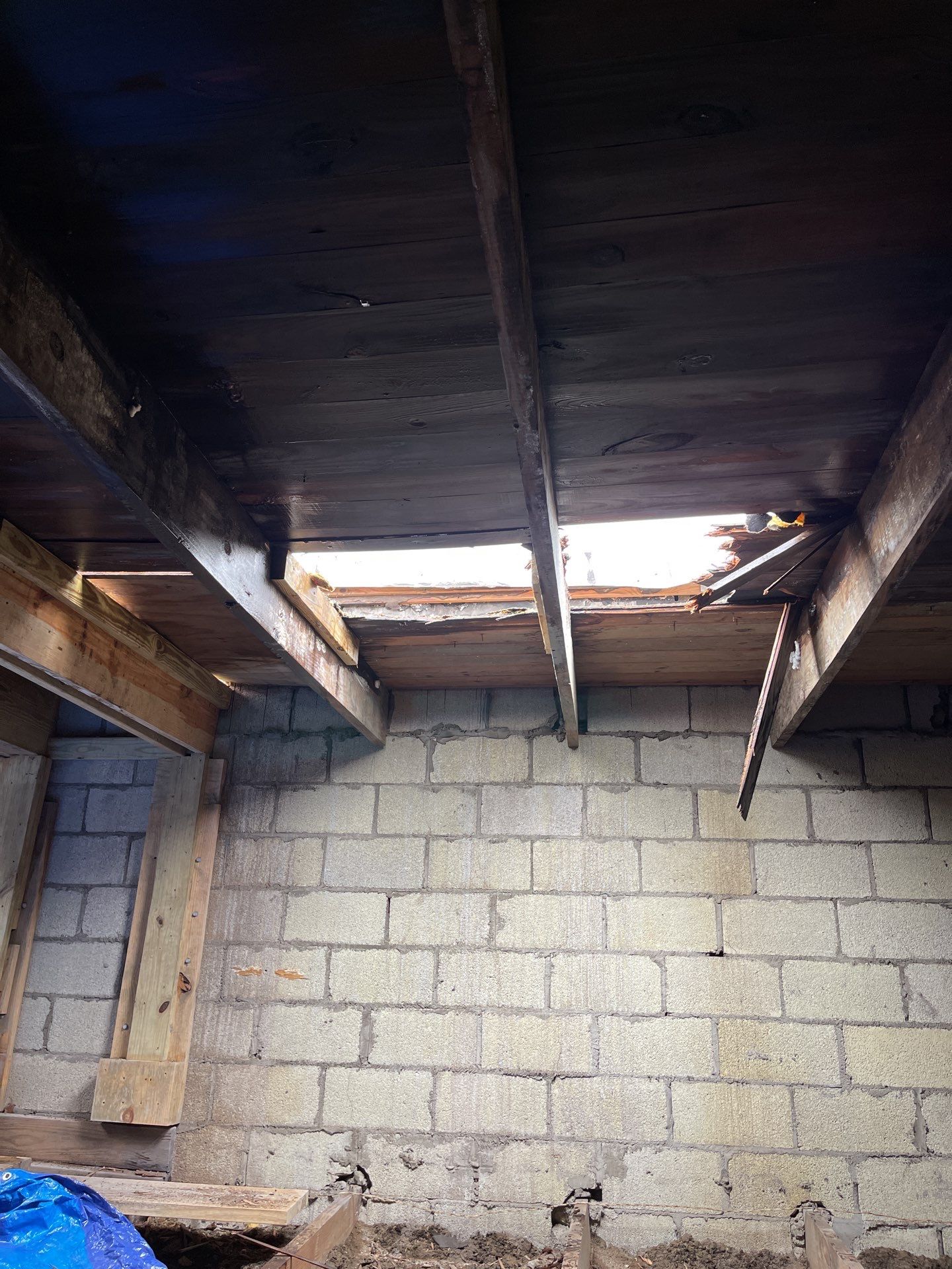 truses repair and new deking  by Xtreme interior company LLC