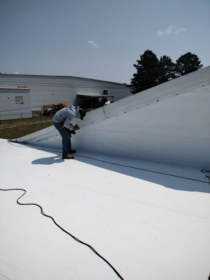 Office Building in Magnolia by Hostetler Roofing