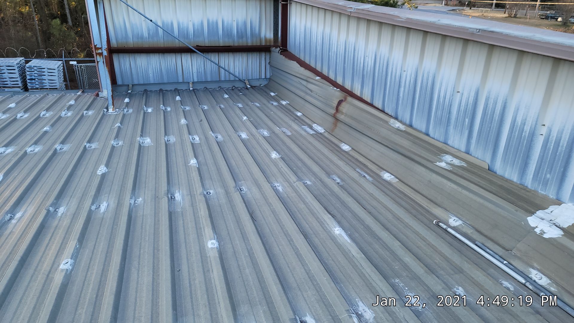 Commercial Roofing Installation using Aldocoat Coatings by Hostetler Roofing