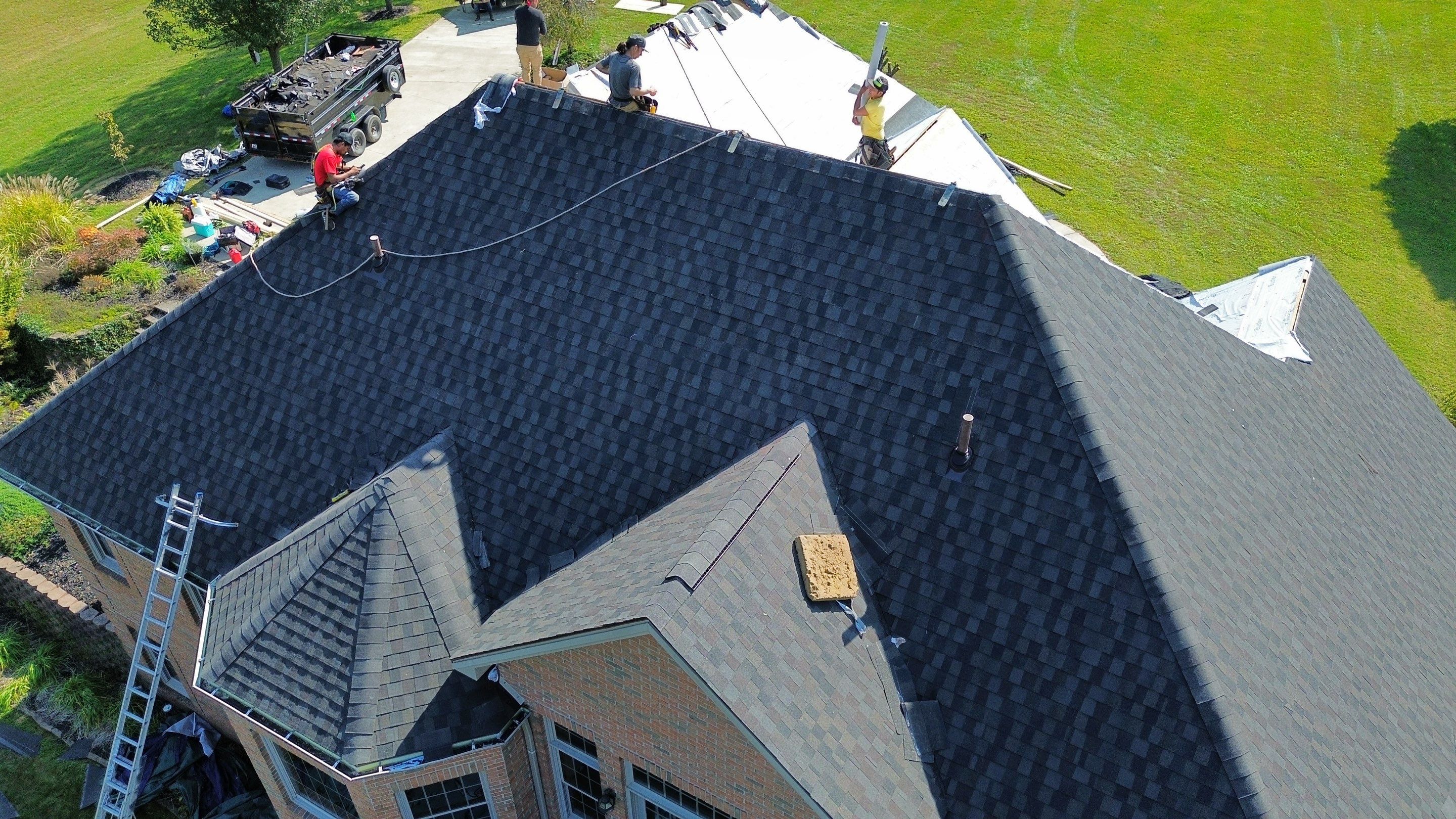 Residential Roofing Installation using Timberline HDZ Shingles - Appalachian Sky by RoofX 