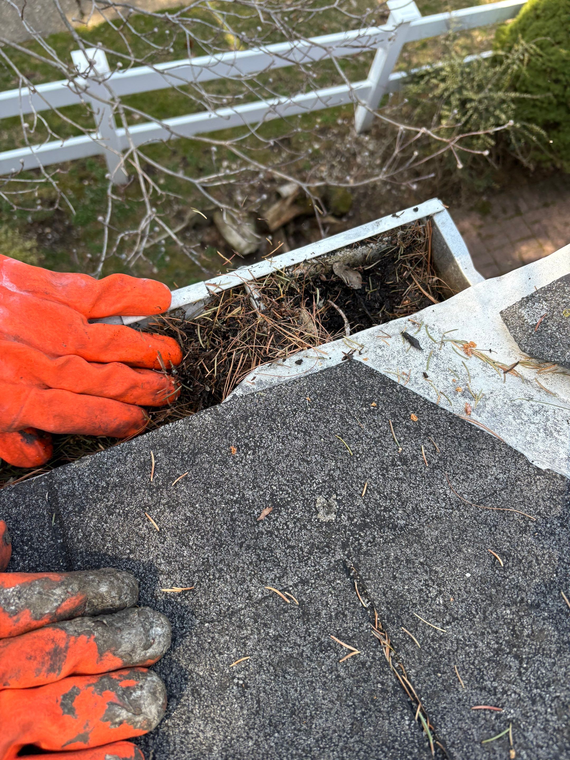 Gutter Cleaning in Garden City,NY.  by Above All Gutters 