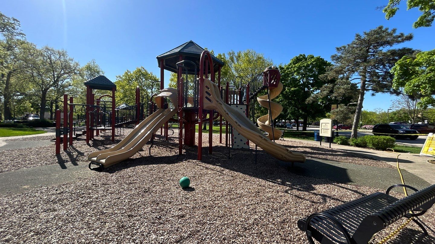 Playground cleaning by Northern Power Washing LLC.
