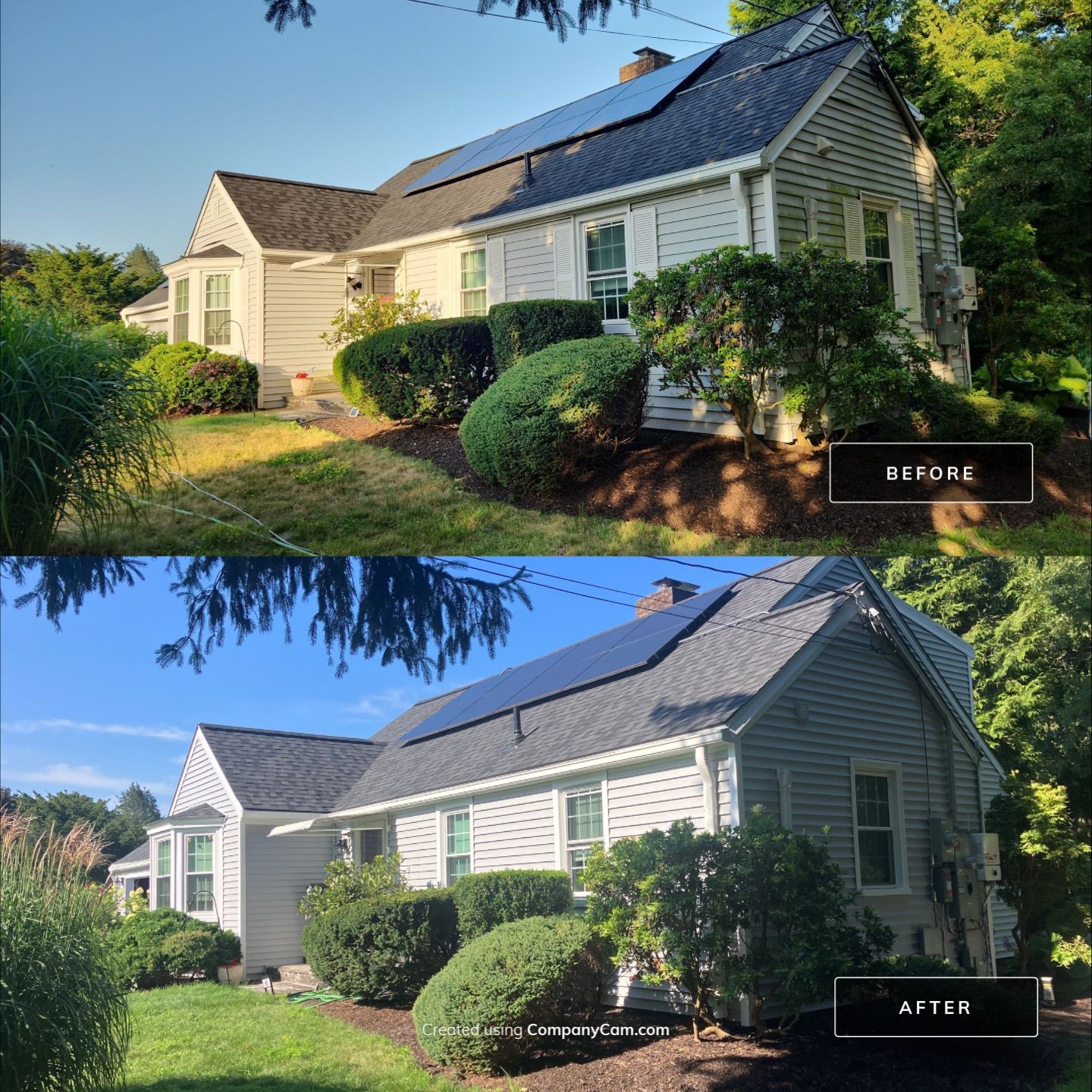 Siding using Cert. Monogram D/4 x 12'6" clapboard, Sterling Gray by DiGiorgi Roofing and Siding Inc