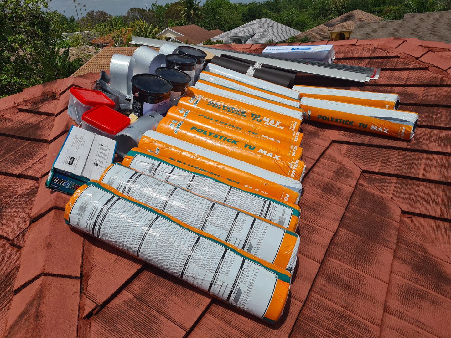 Residential Roofing Installation using Eagle Roofing Tile by BLUES BROTHERS CONSTRUCTION CORP