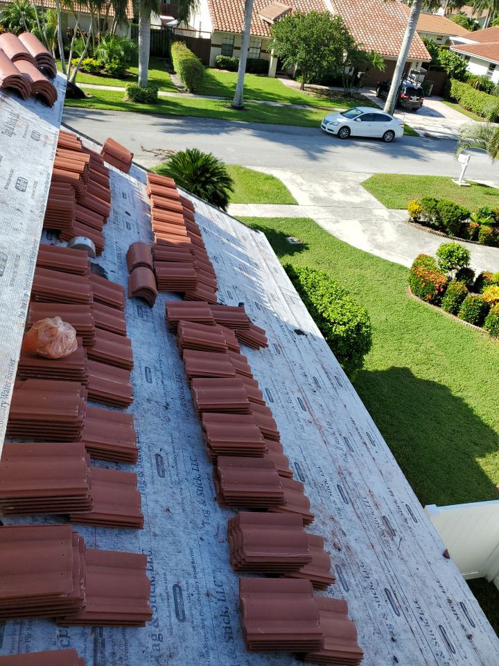 Residential Roofing Installation using WestLake Roofing Tile by BLUES BROTHERS ROOFING