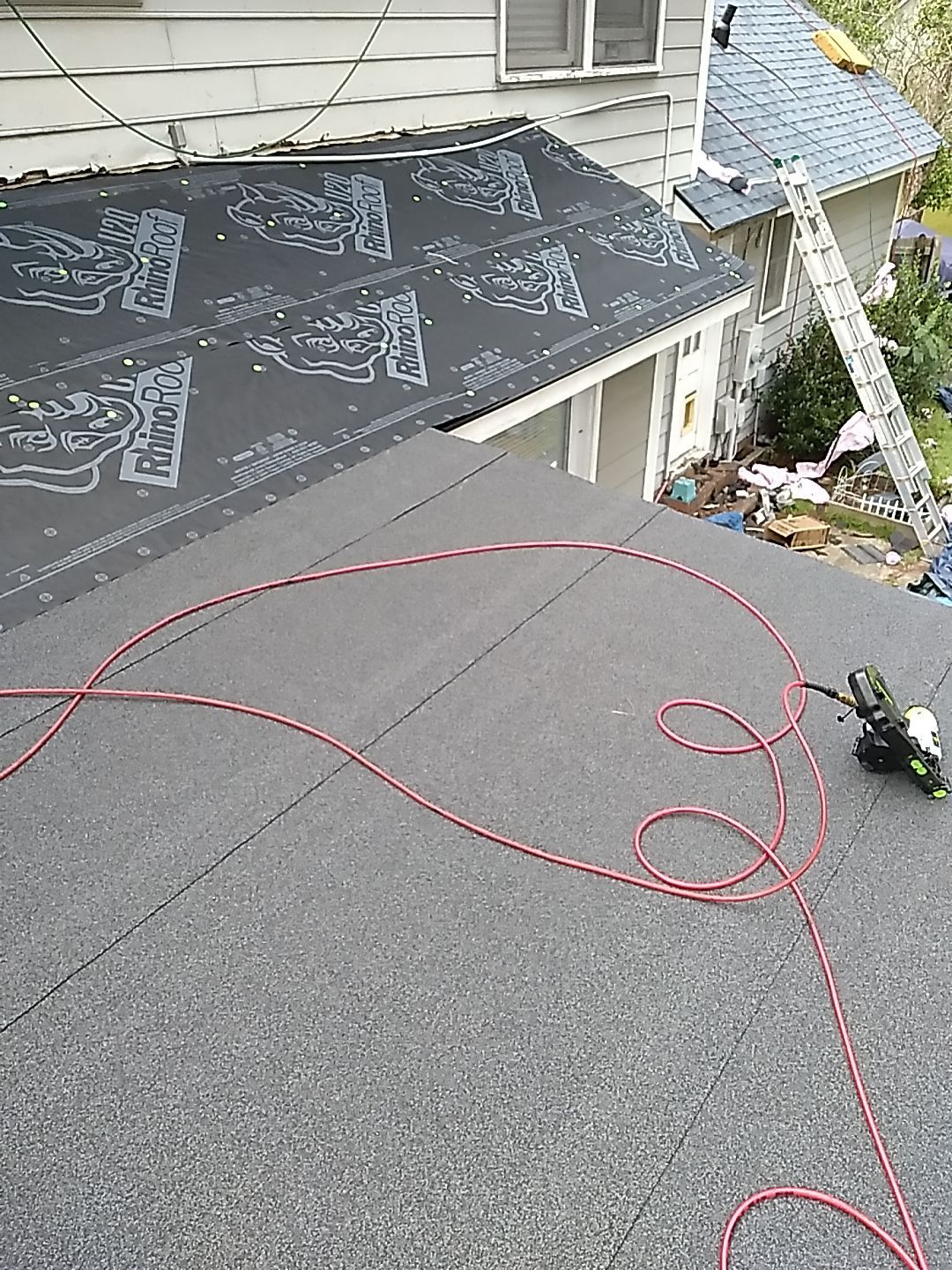 Residential Roofing and Porch Rebuild using Owens Corning Duration Shingles by Indigo State Roofing
