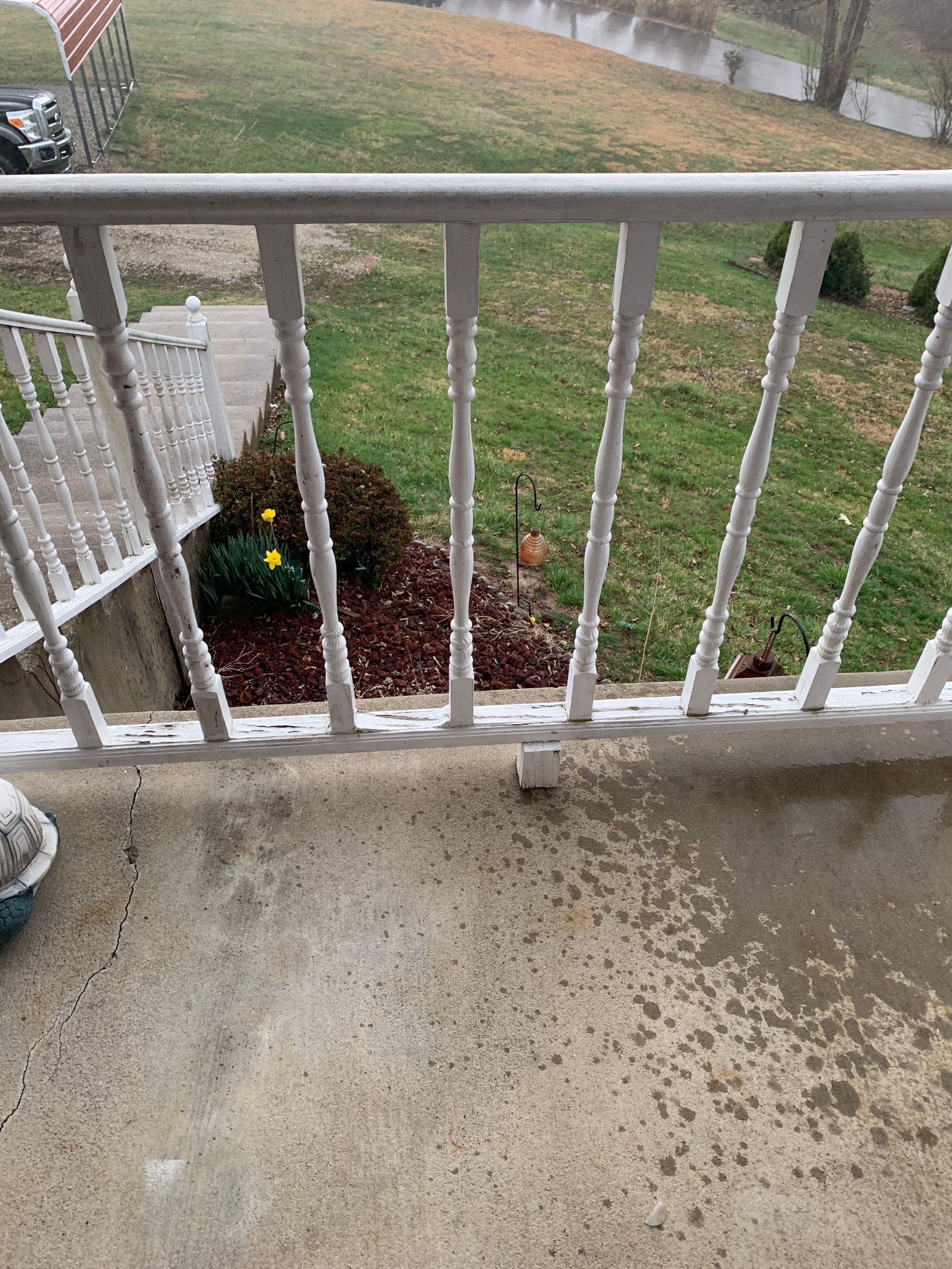 Porch Update using Westbury Aluminum Railing by Secure Construction Company Inc