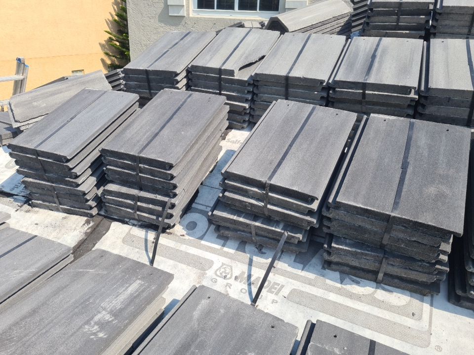 Residential Roofing Installation using Eagle Roofing Tile by BLUES BROTHERS ROOFING
