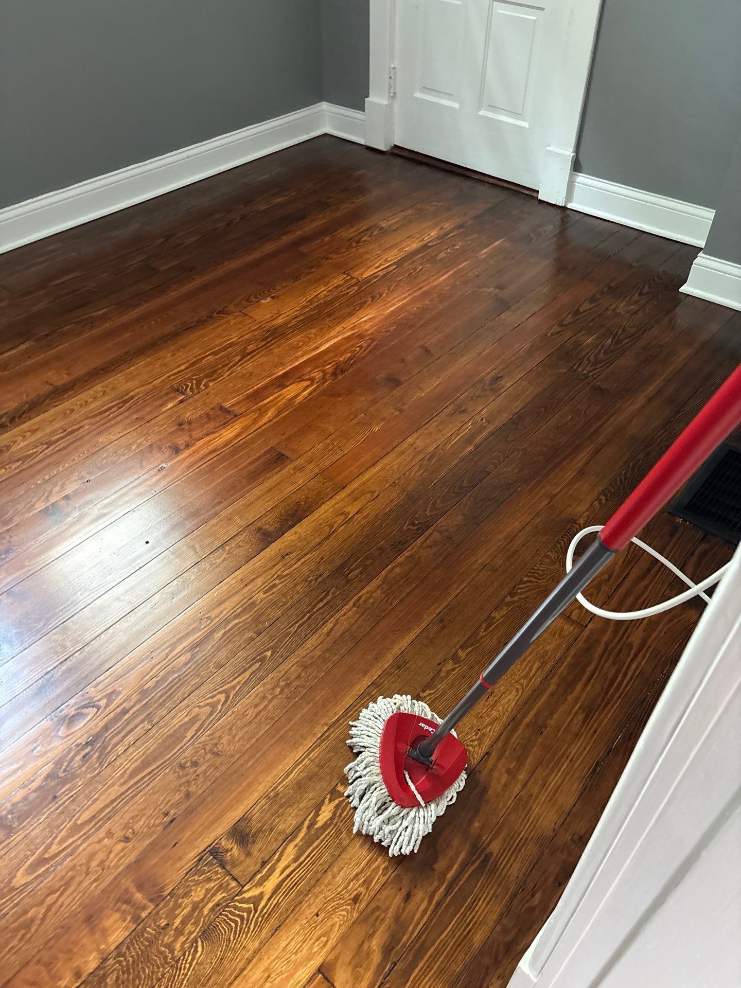 Hardwood Floor Refinishing and Staining Project in Latonia by Footprints Floors Kentucky