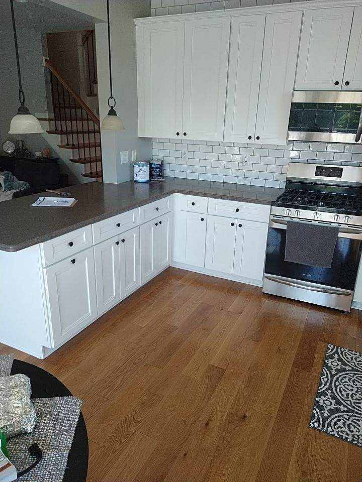 High End Kitchen Cabinet Painting by Ryan Amato Painting LLC and Lehigh Valley Epoxy