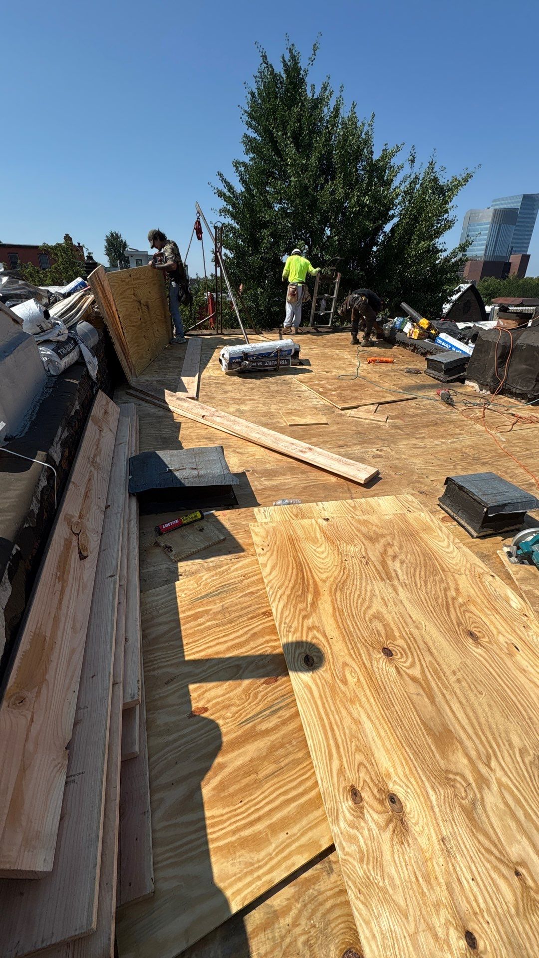 Roof replacement by Philadelphia Quality Roofing