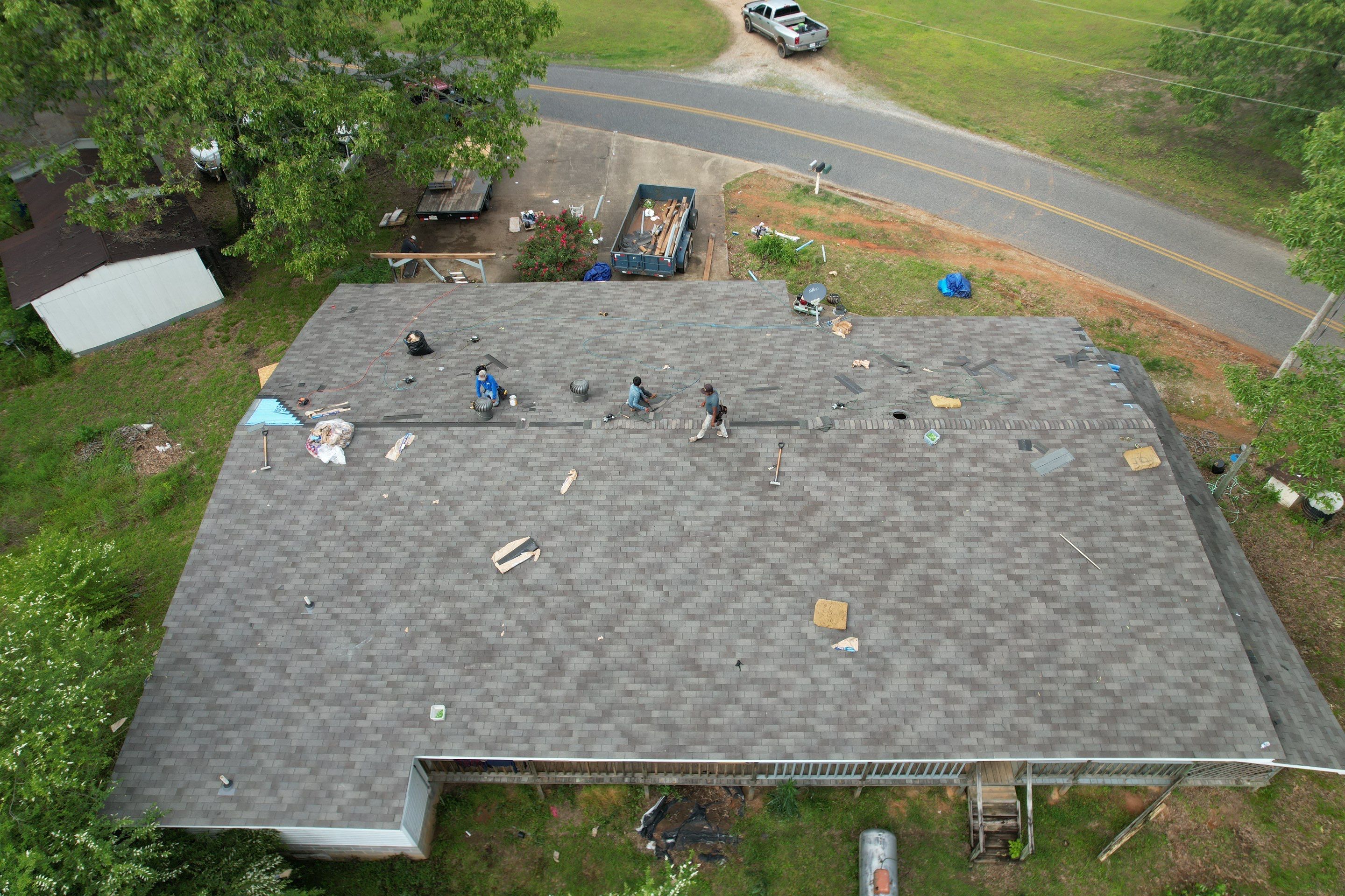 Residential Shingle Reroof using CertainTeed XT25 by Hostetler Roofing