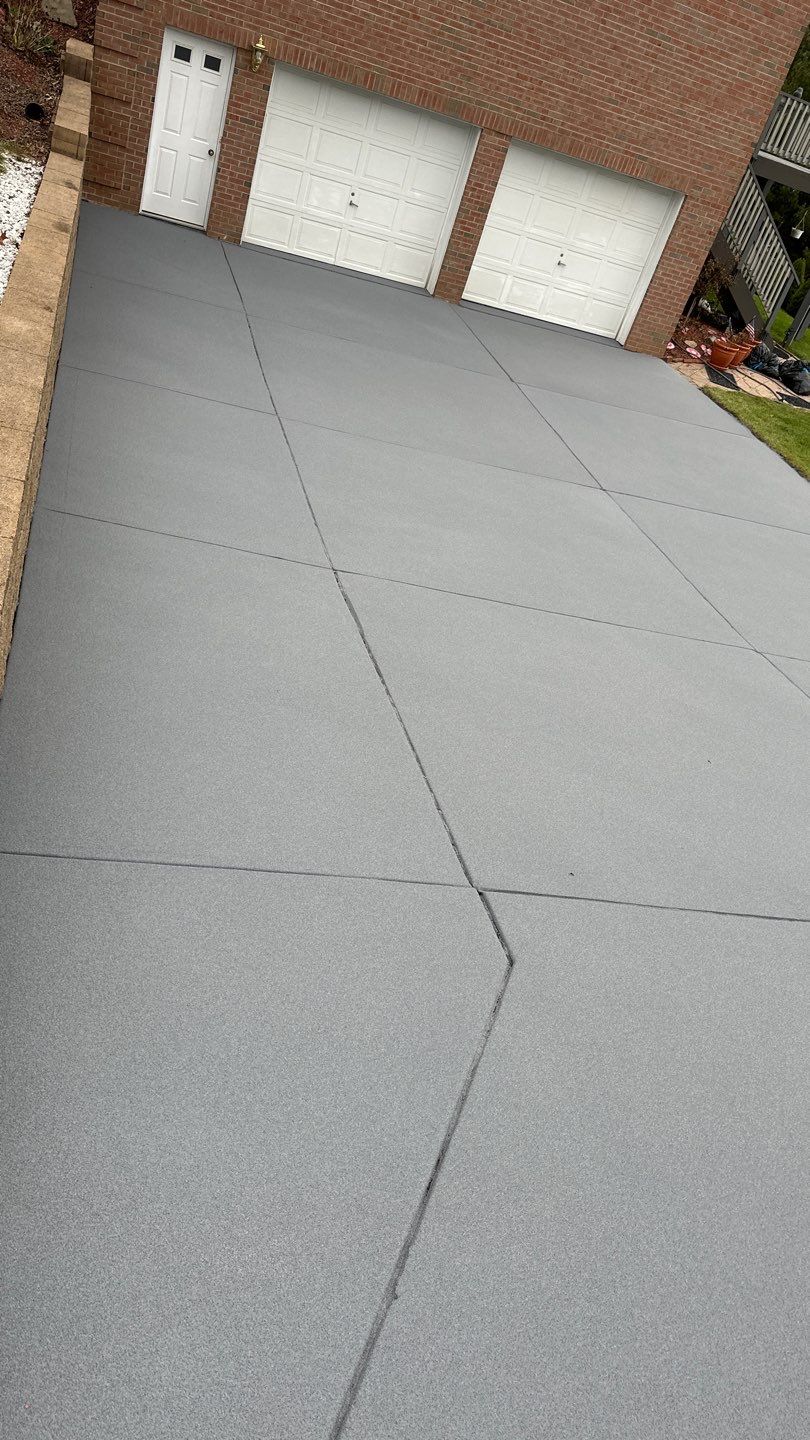 Twilight Driveway Project in Bridgeville by Floors in a Day, Inc