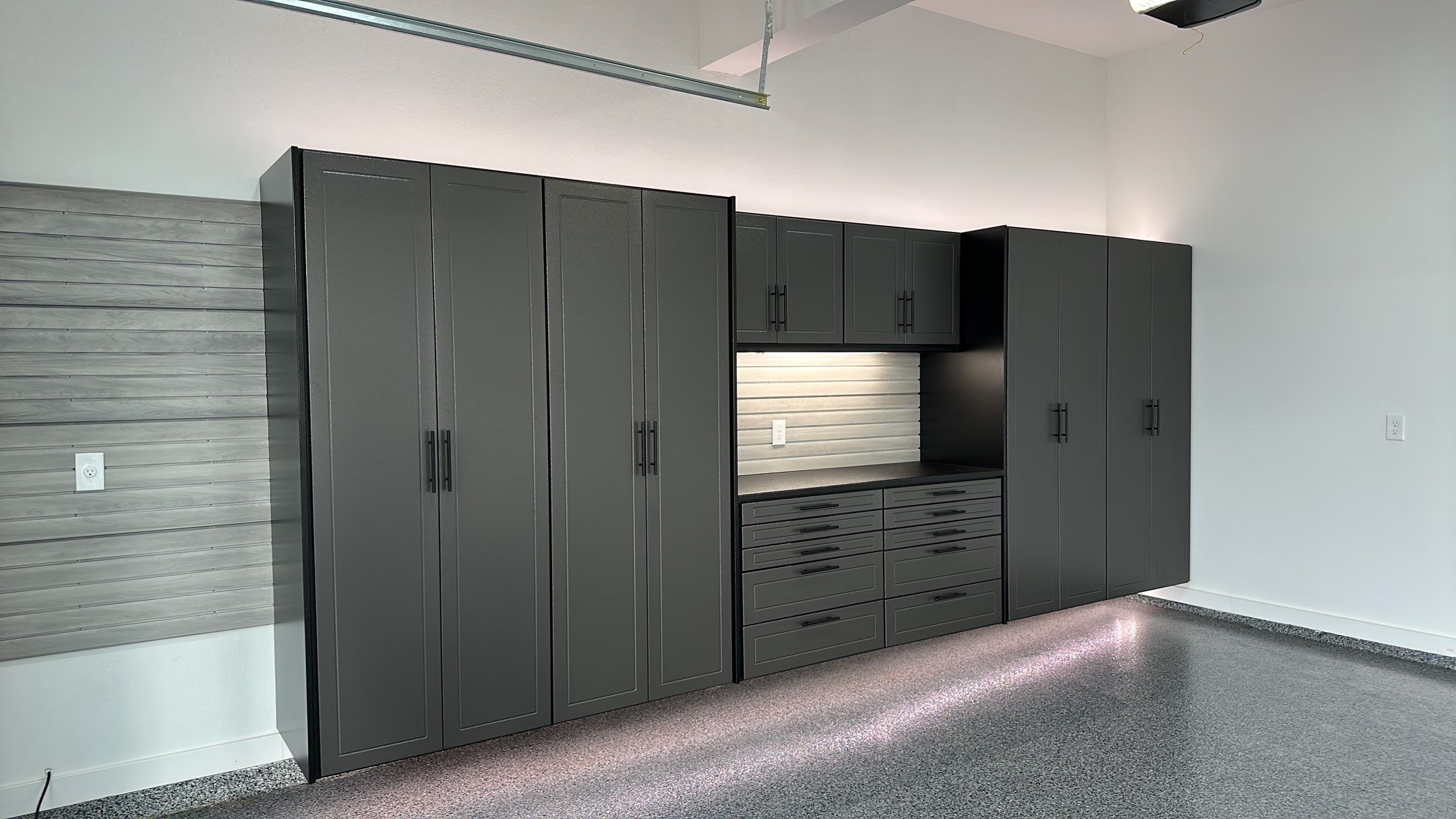 Craig M. changed the look of his garage with these cabinets  by Banner Garage