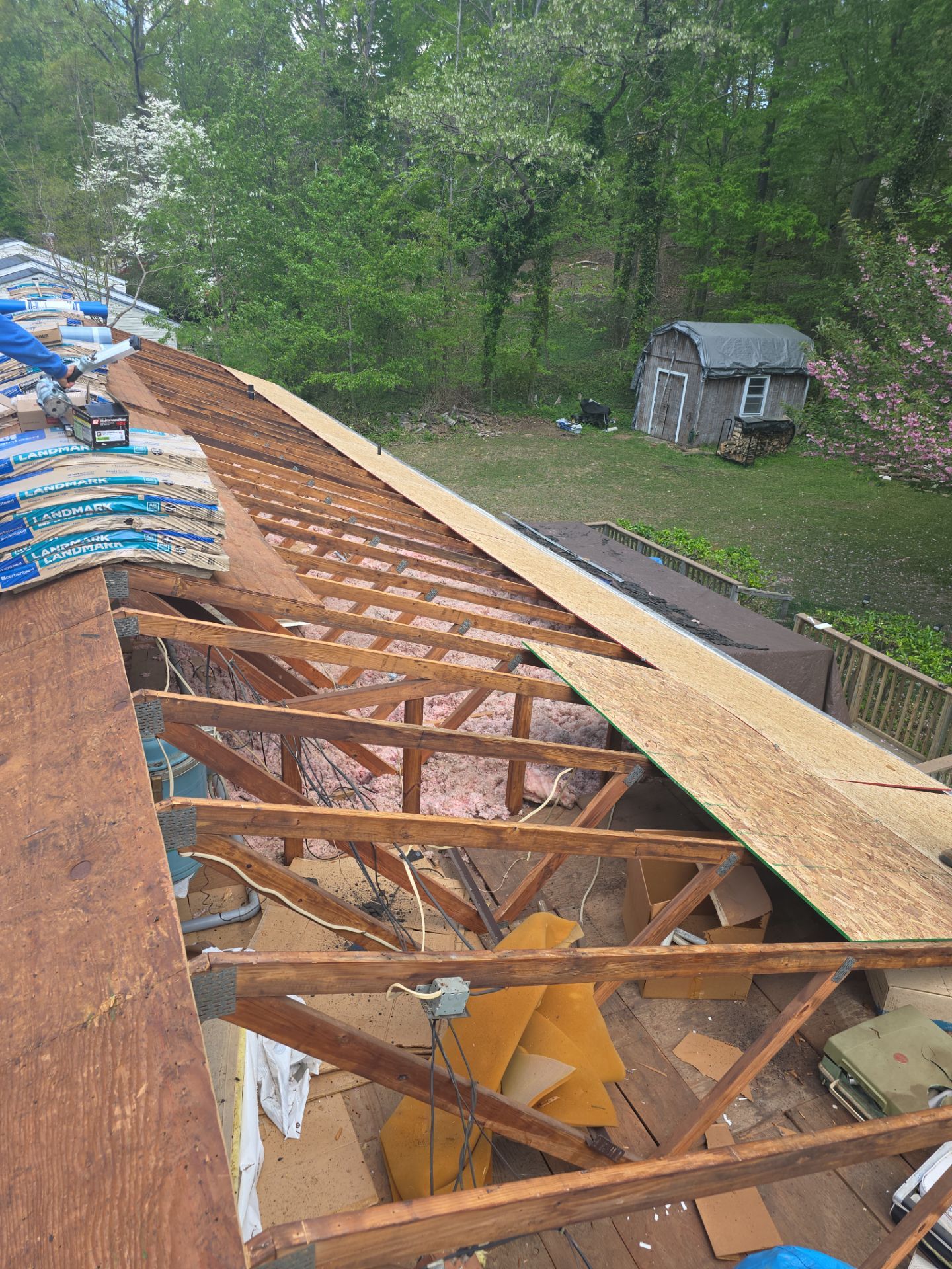 Asphalt Shingle Roof Replacement and Plywood Decking in Port Republic by First Chesapeake Roofing