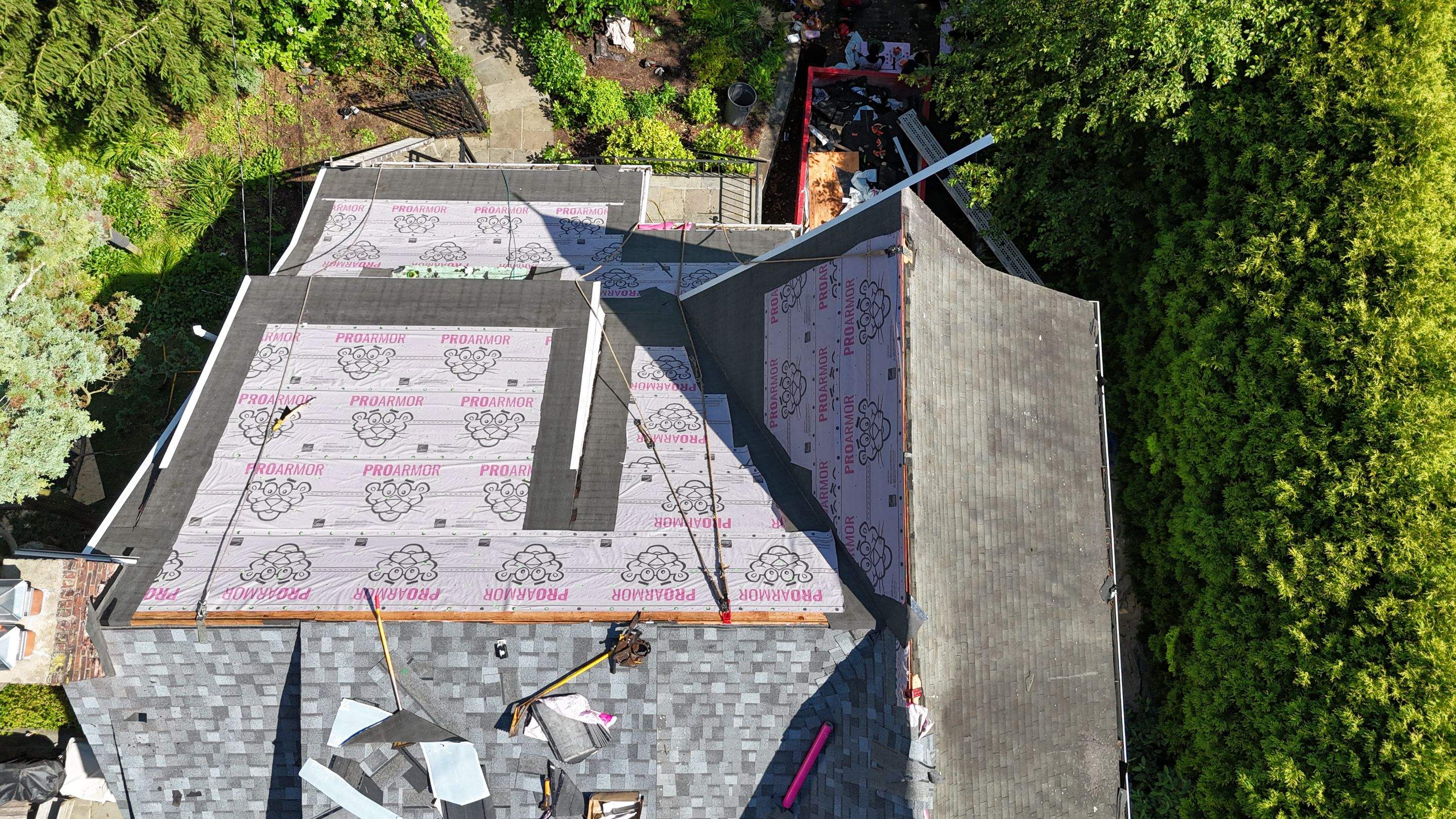 Project in Hastings-on-Hudson by The Energy Efficient Roofer & George's Seamless Gutters